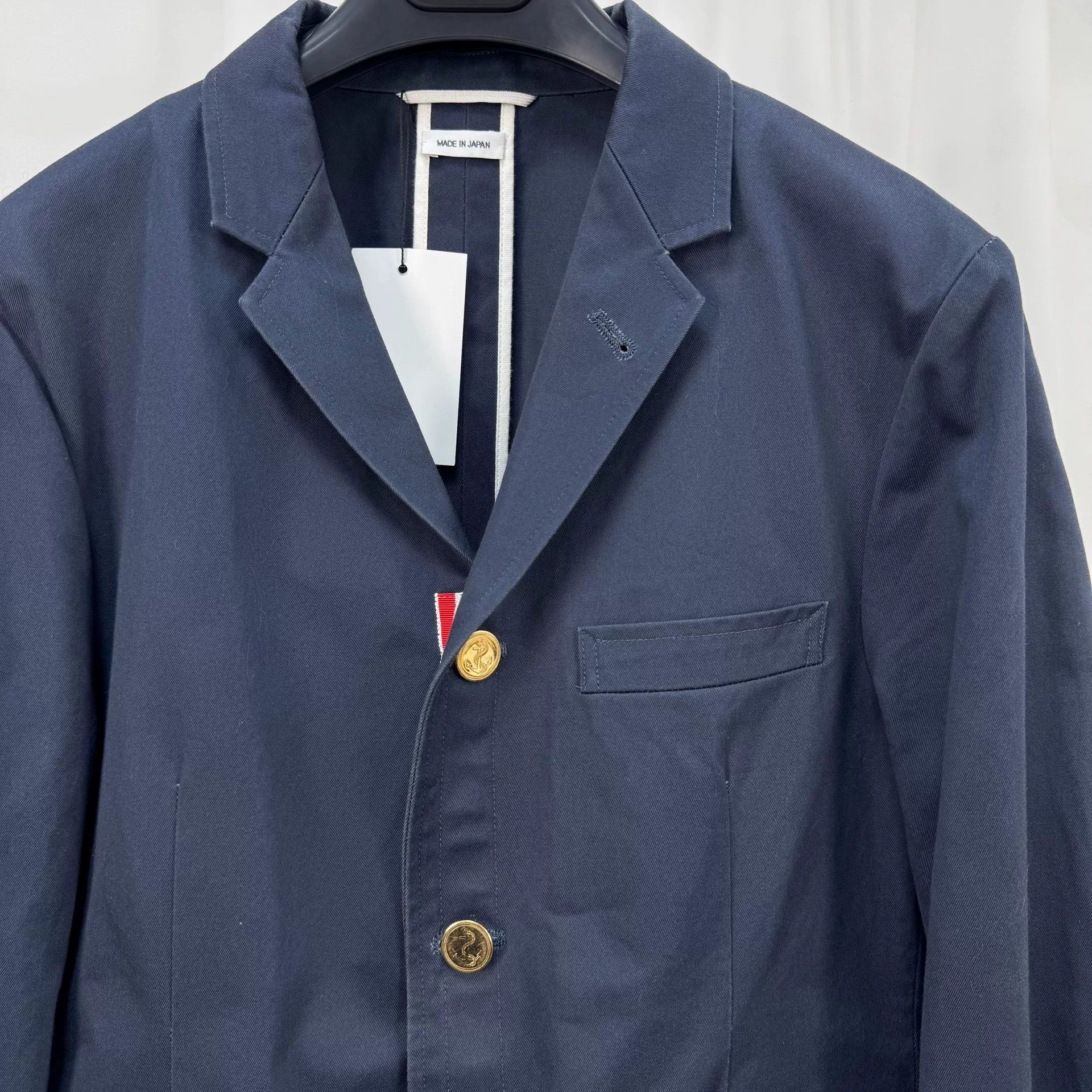 Thom Browne Thom Browne Gold Button Stripe Blazer Size US S / EU 44-46 / 1 - 3 Thumbnail