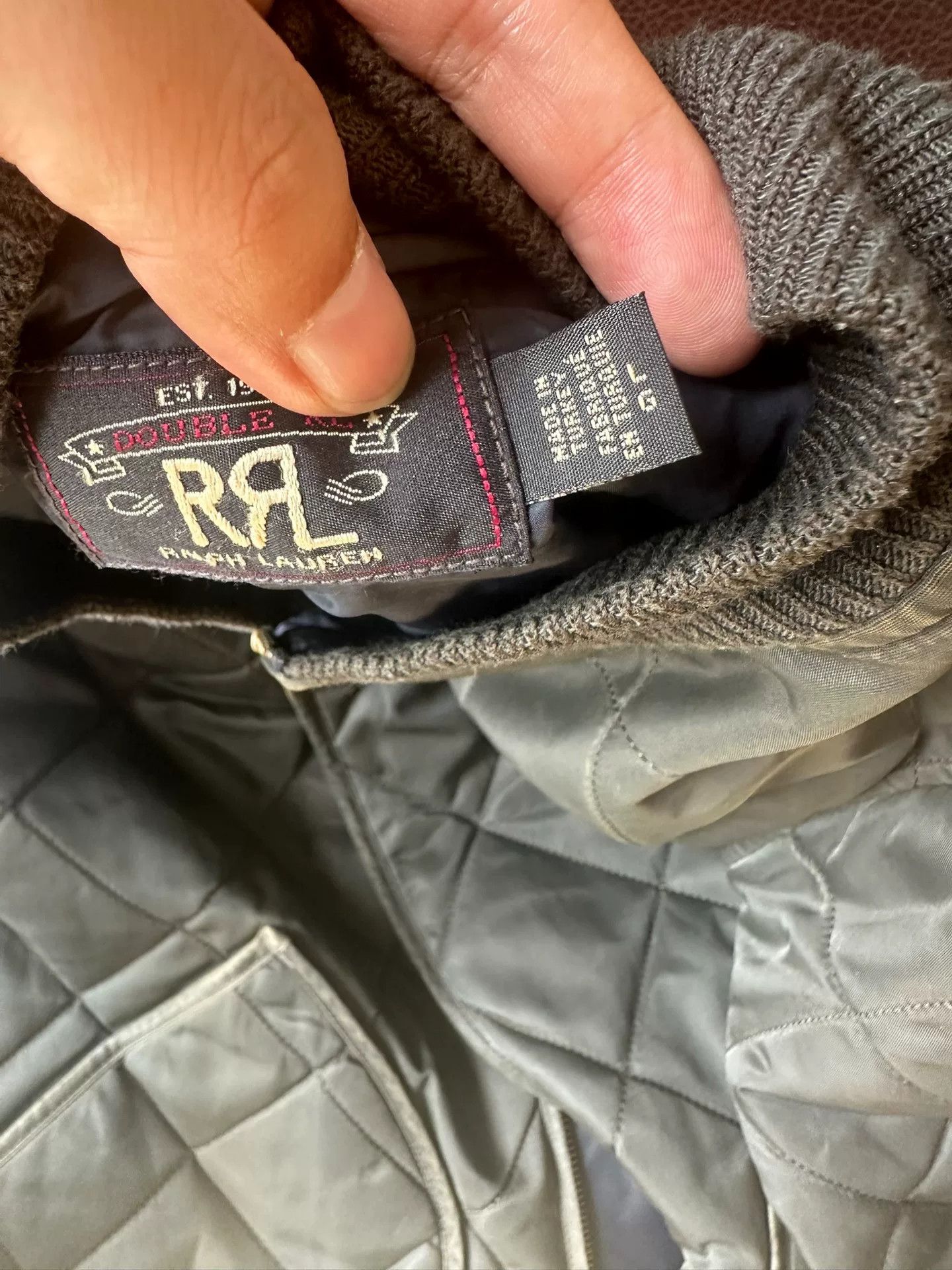 RRL Ralph Lauren RRL Quilted Cotton Puffer Jacket Size US L / EU 52-54 / 3 - 6 Thumbnail