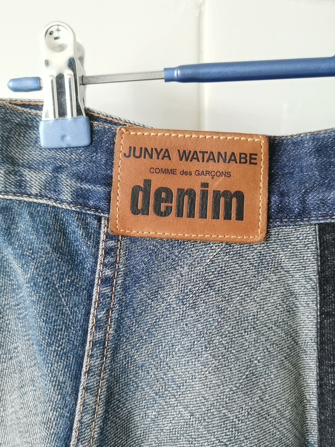 Junya Watanabe unique patchwork denim long skirt Size US 26 / EU 42 - 5 Thumbnail