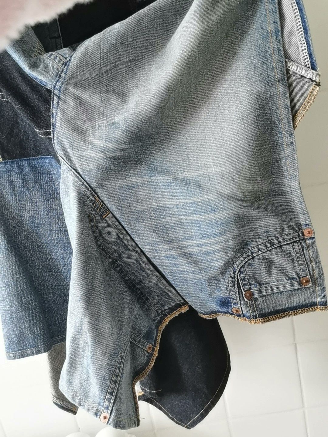 Junya Watanabe unique patchwork denim long skirt Size US 26 / EU 42 - 3 Thumbnail