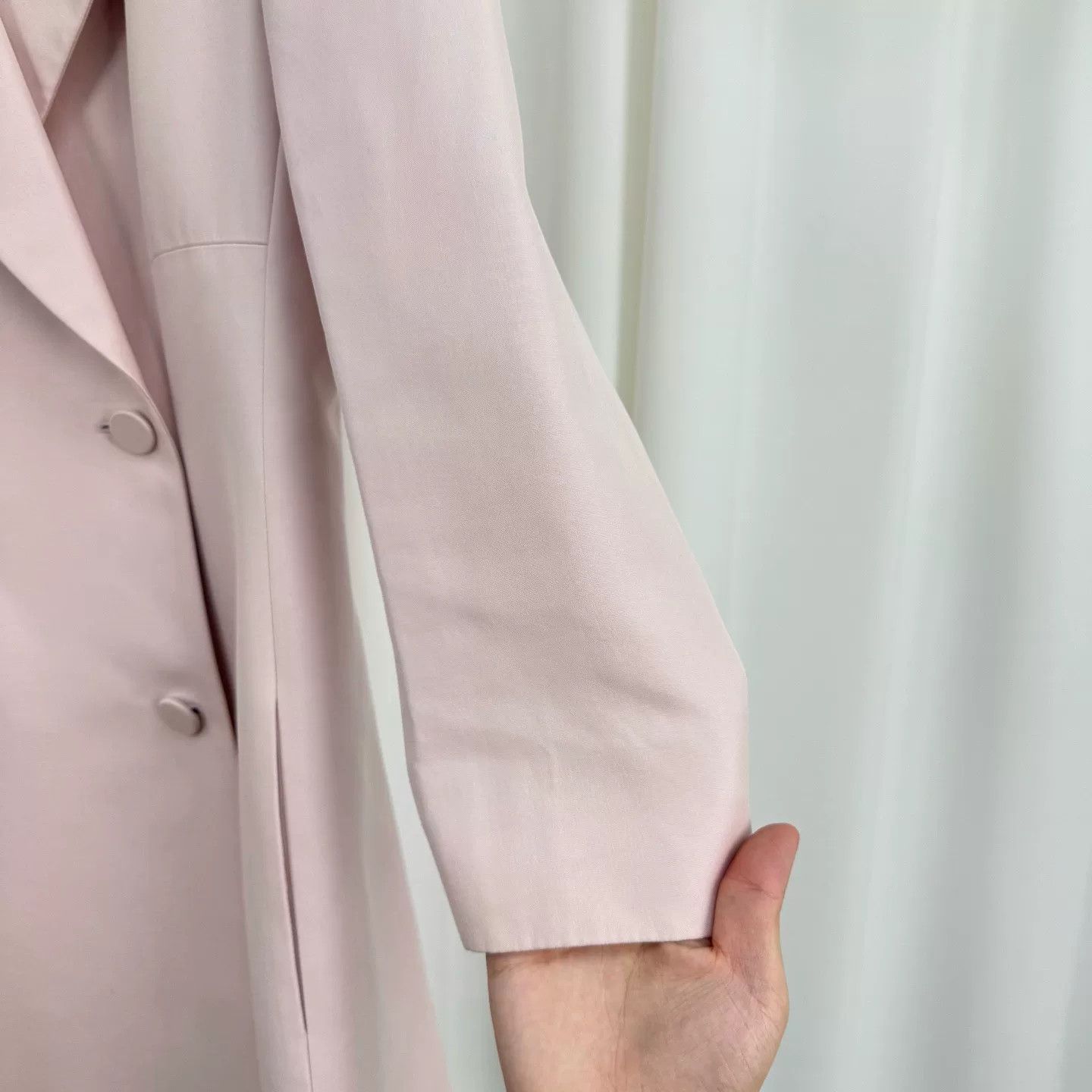 Dior pink double-breasted trench coat by Dior Size US S / EU 44-46 / 1 - 4 Thumbnail