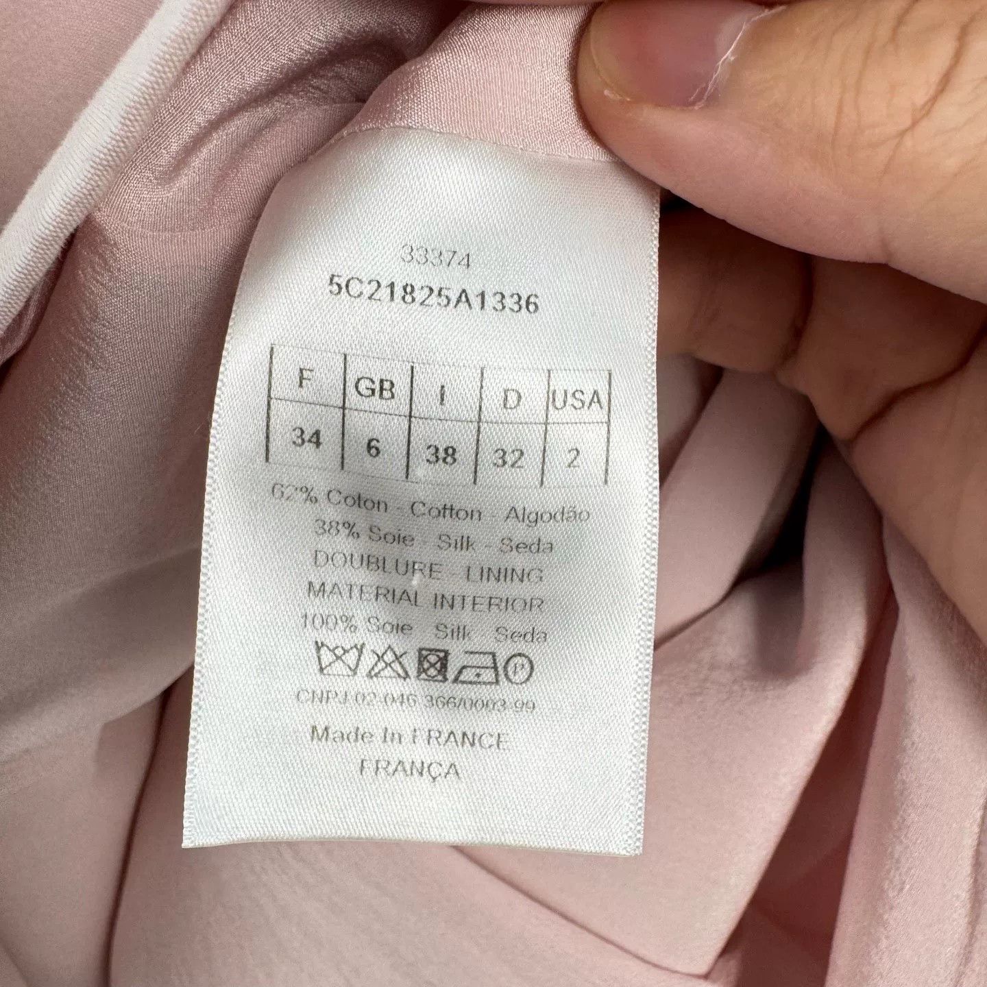 Dior pink double-breasted trench coat by Dior Size US S / EU 44-46 / 1 - 6 Thumbnail