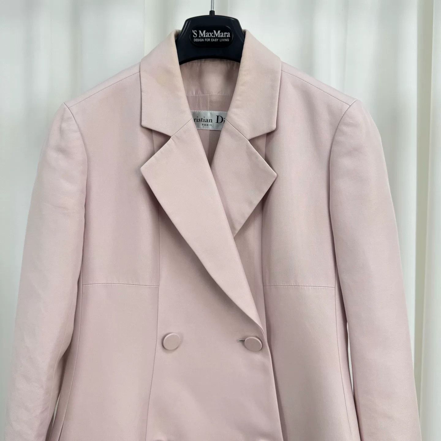 Dior pink double-breasted trench coat by Dior Size US S / EU 44-46 / 1 - 3 Thumbnail