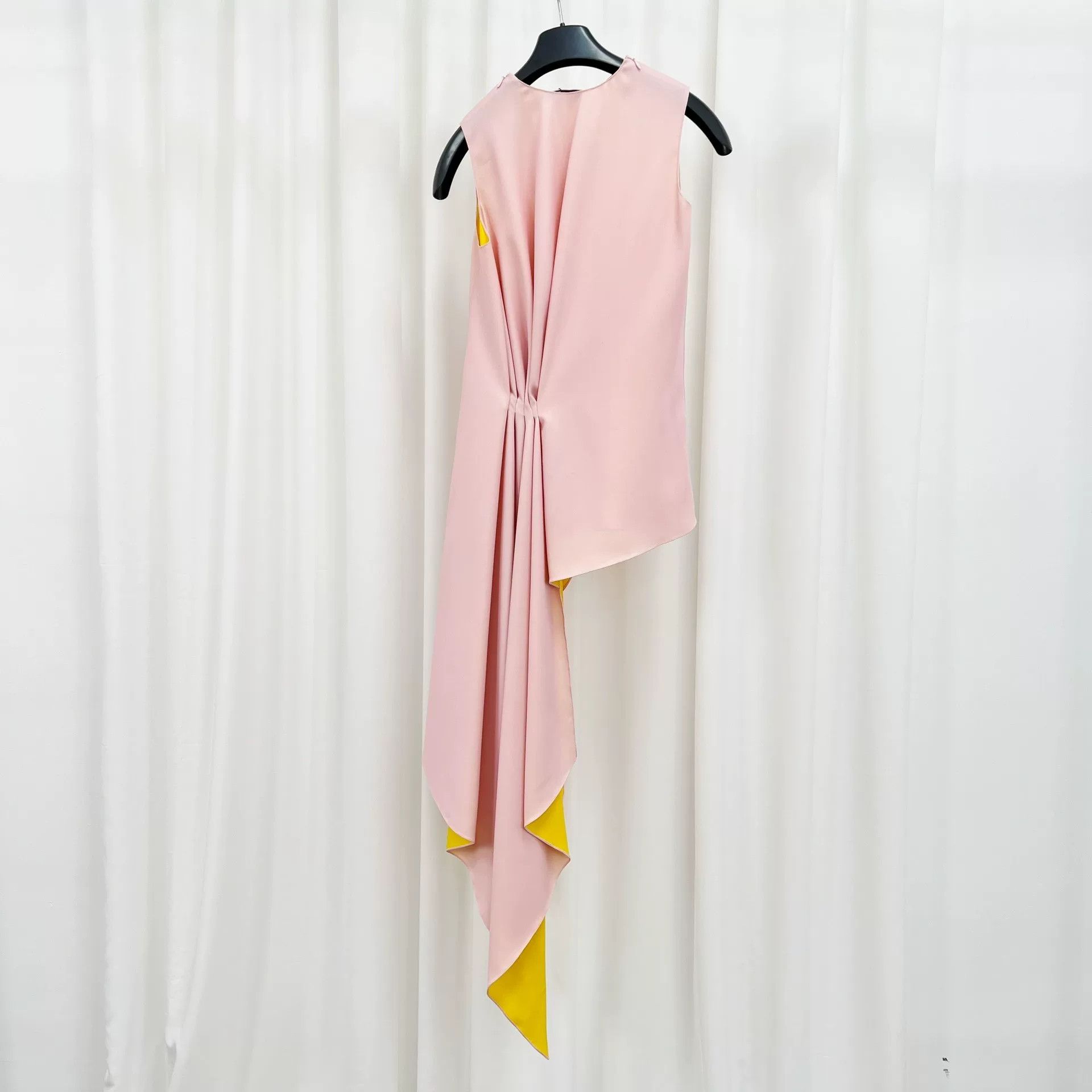 Dior pink draped dress by dior Size US 36 / EU 52 - 2 Thumbnail