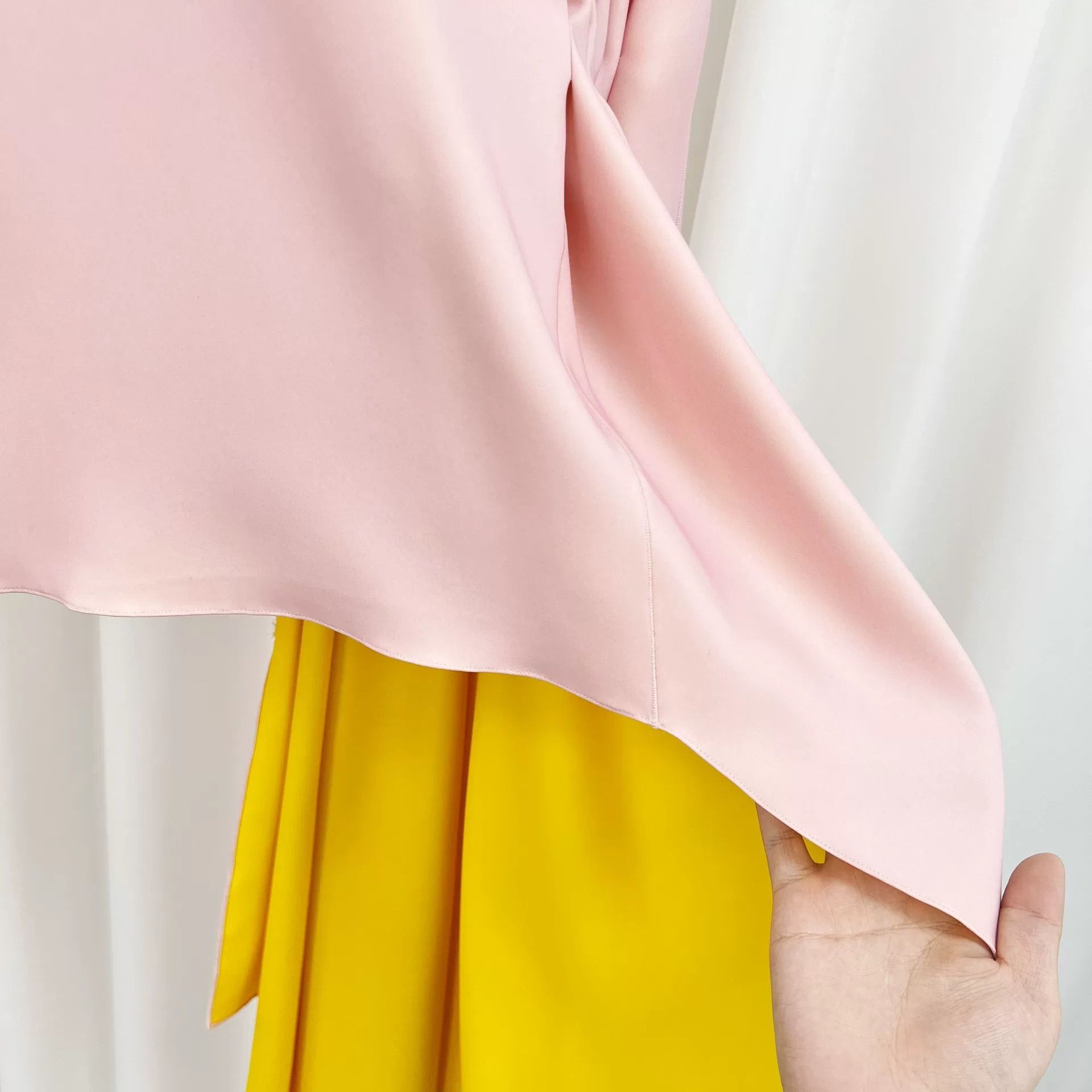 Dior pink draped dress by dior Size US 36 / EU 52 - 4 Thumbnail