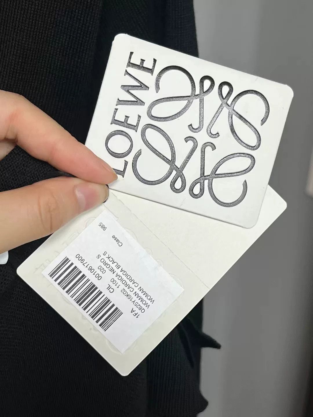 Loewe Loewe Logo Wool Cardigan in Black Size US S / EU 44-46 / 1 - 3 Thumbnail