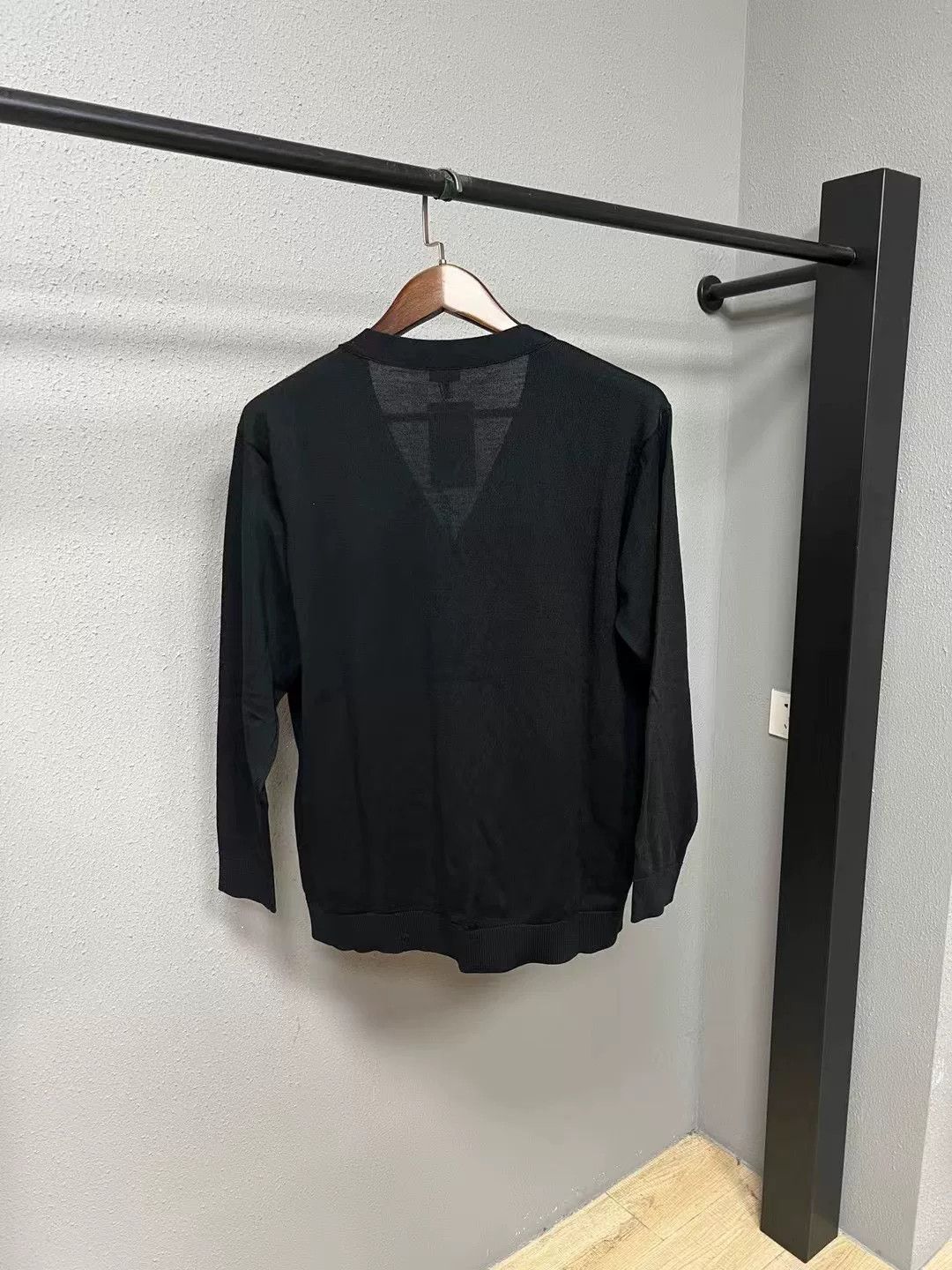 Loewe Loewe Logo Wool Cardigan in Black Size US S / EU 44-46 / 1 - 2 Thumbnail