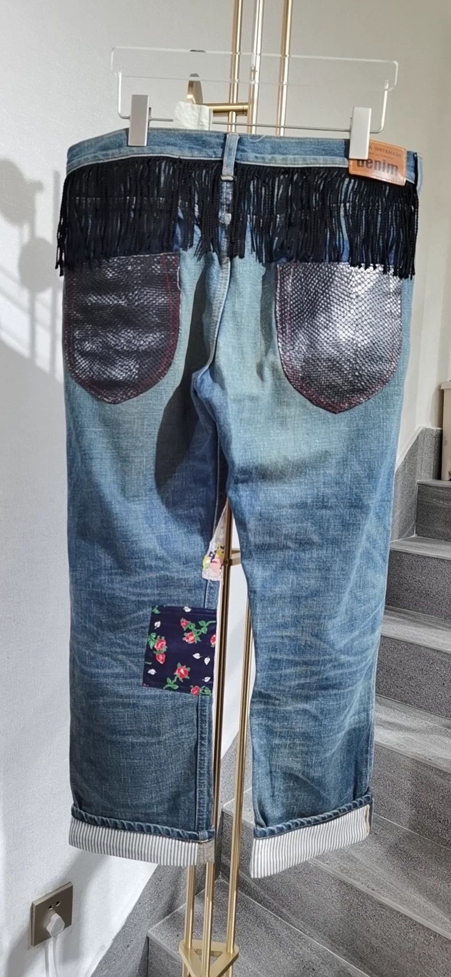 Junya Watanabe color block denim pants size M Size US 44 / EU 60 - 2 Thumbnail