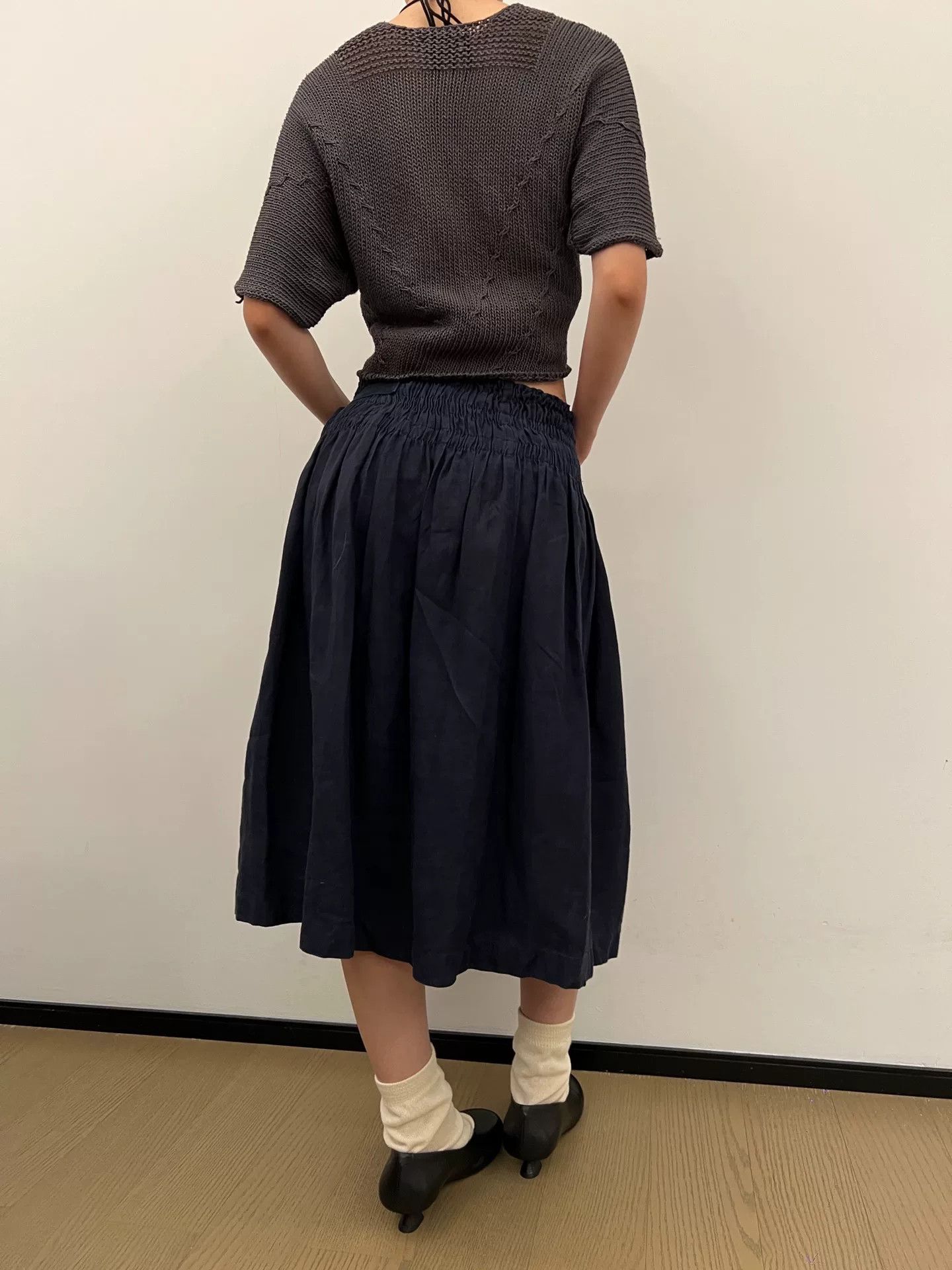 Junya Watanabe junya watanabe vintage cotton linen skirt Size US 29 - 5 Thumbnail