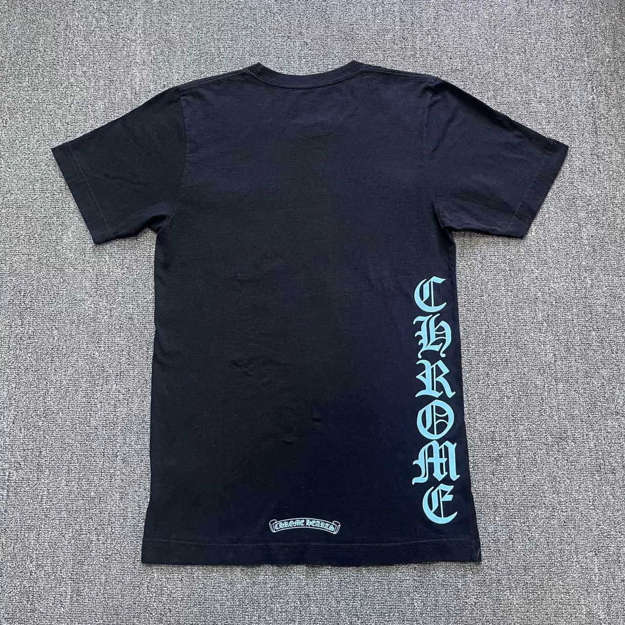 Chrome Hearts chrome hearts black blue graphic tee Size US S / EU 44-46 / 1 - 2 Thumbnail