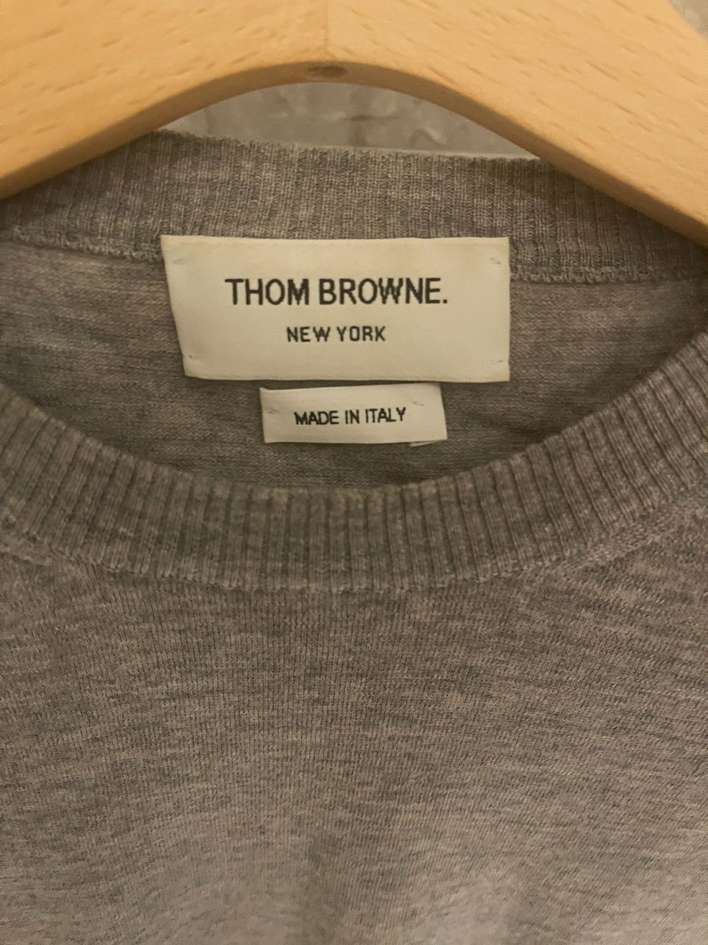 Thom Browne gray button-up knit sweater size 3 Size US M / EU 48-50 / 2 - 3 Thumbnail
