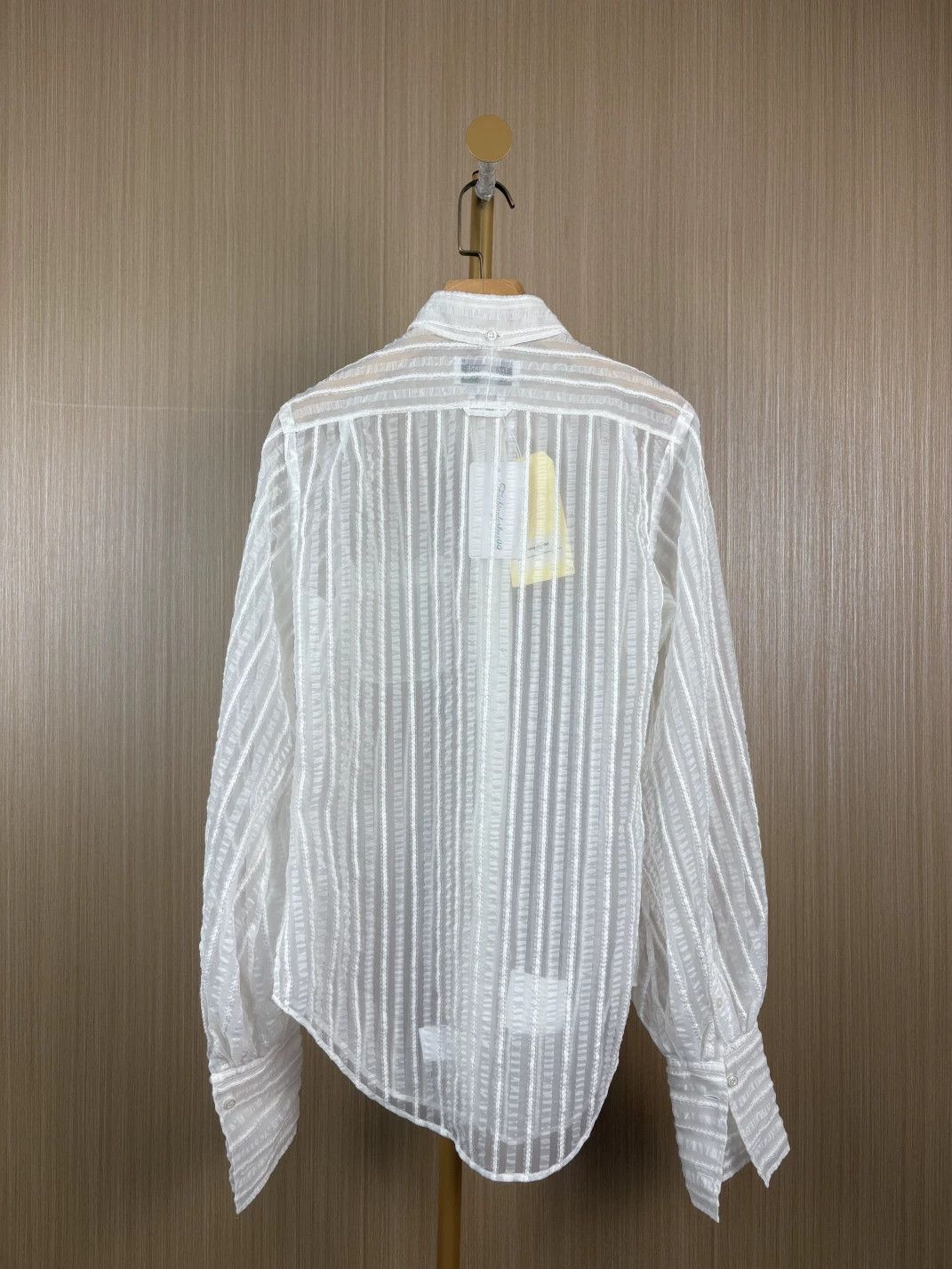 Thom Browne thom browne white sheer shirt size 40 Size US M / EU 48-50 / 2 - 2 Thumbnail