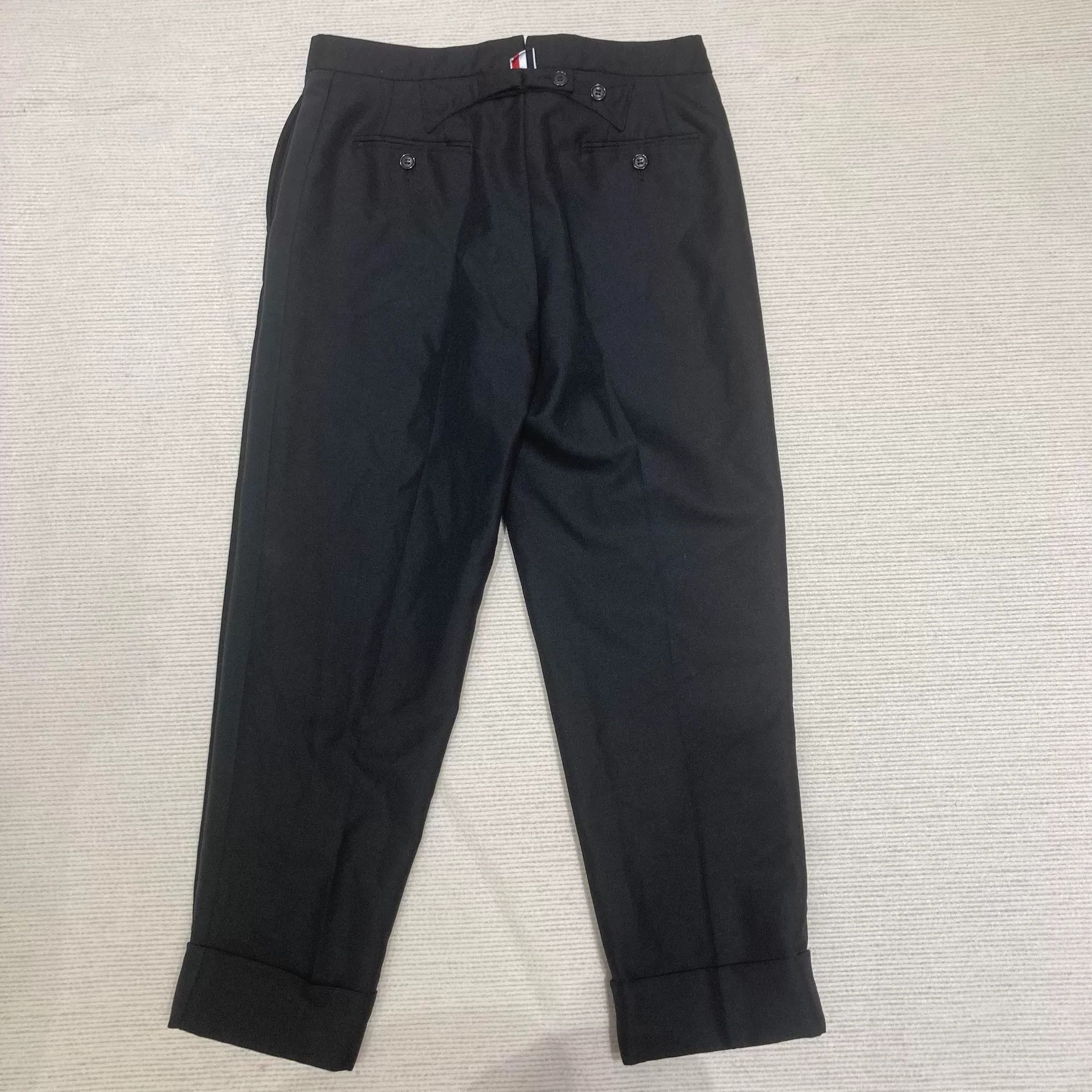 Thom Browne thom browne black casual long pants size 44 Size US 44 / EU 60 - 2 Thumbnail