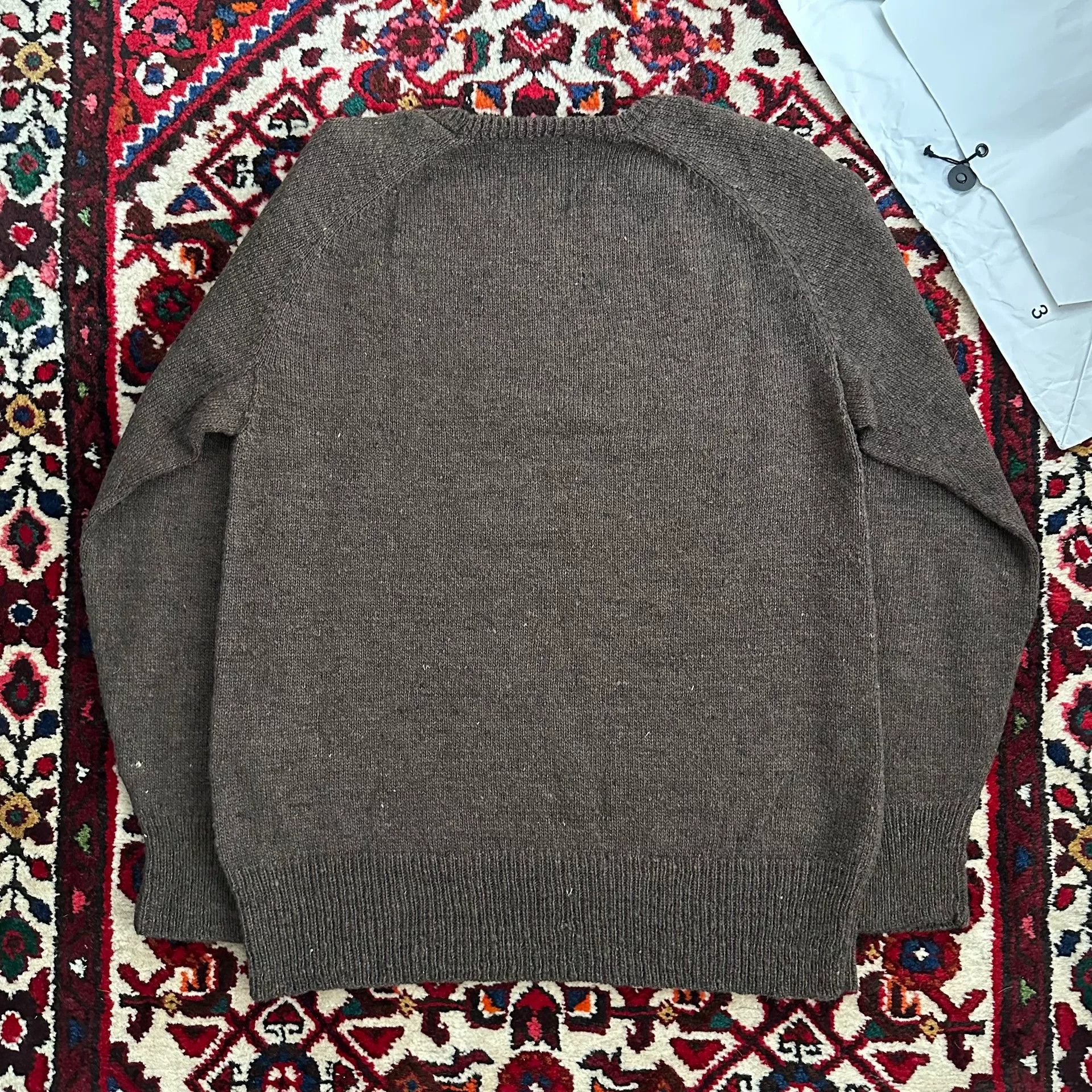 Visvim visvim college mud dyed wool sweater Size US M / EU 48-50 / 2 - 3 Thumbnail