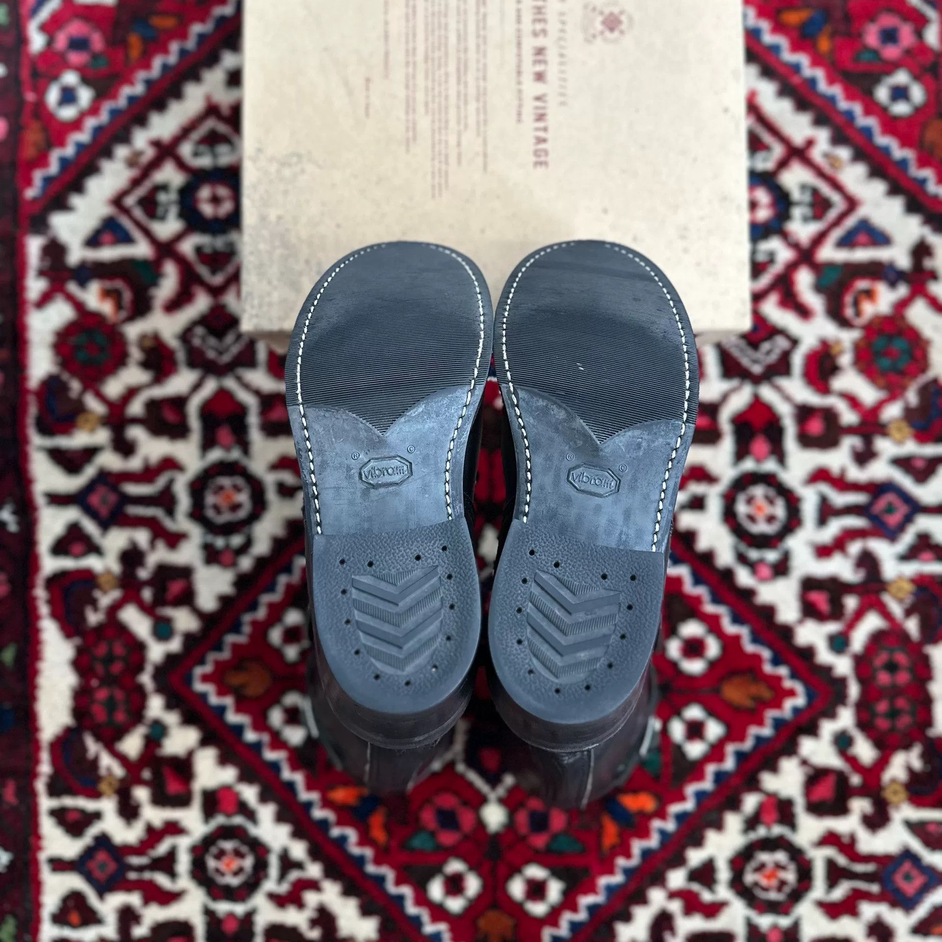 Viberg black engineer boots for men Size US 8 / EU 41 - 8 Thumbnail