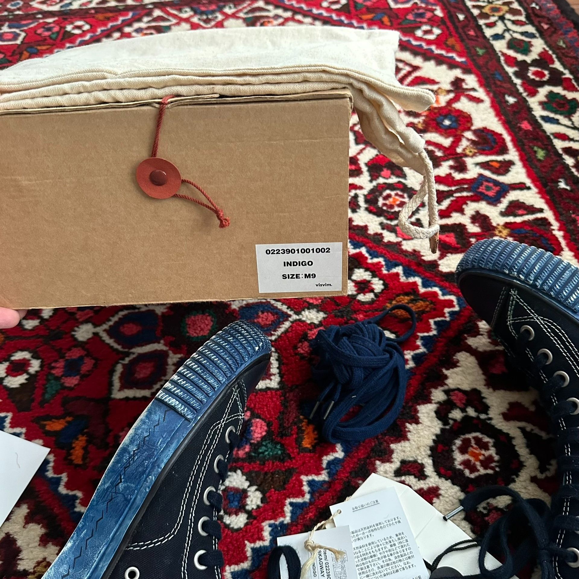 Visvim visvim skagway hi canvas shoes in blue Size US 9.5 / EU 42-43 - 9 Thumbnail