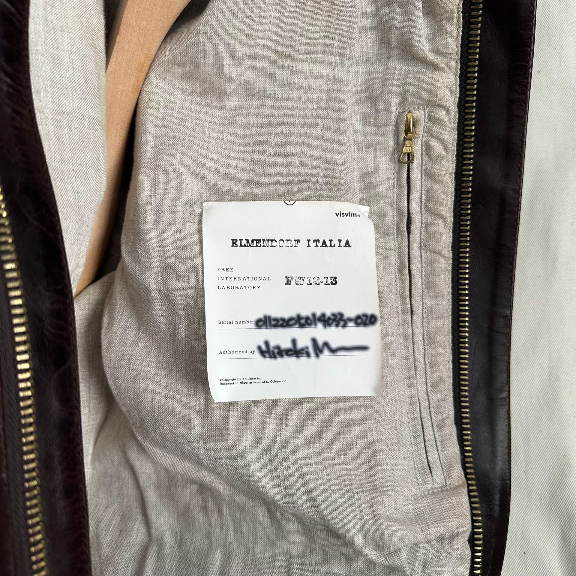 Visvim visvim elmendorf leather jacket in burgundy Size US M / EU 48-50 / 2 - 7 Thumbnail