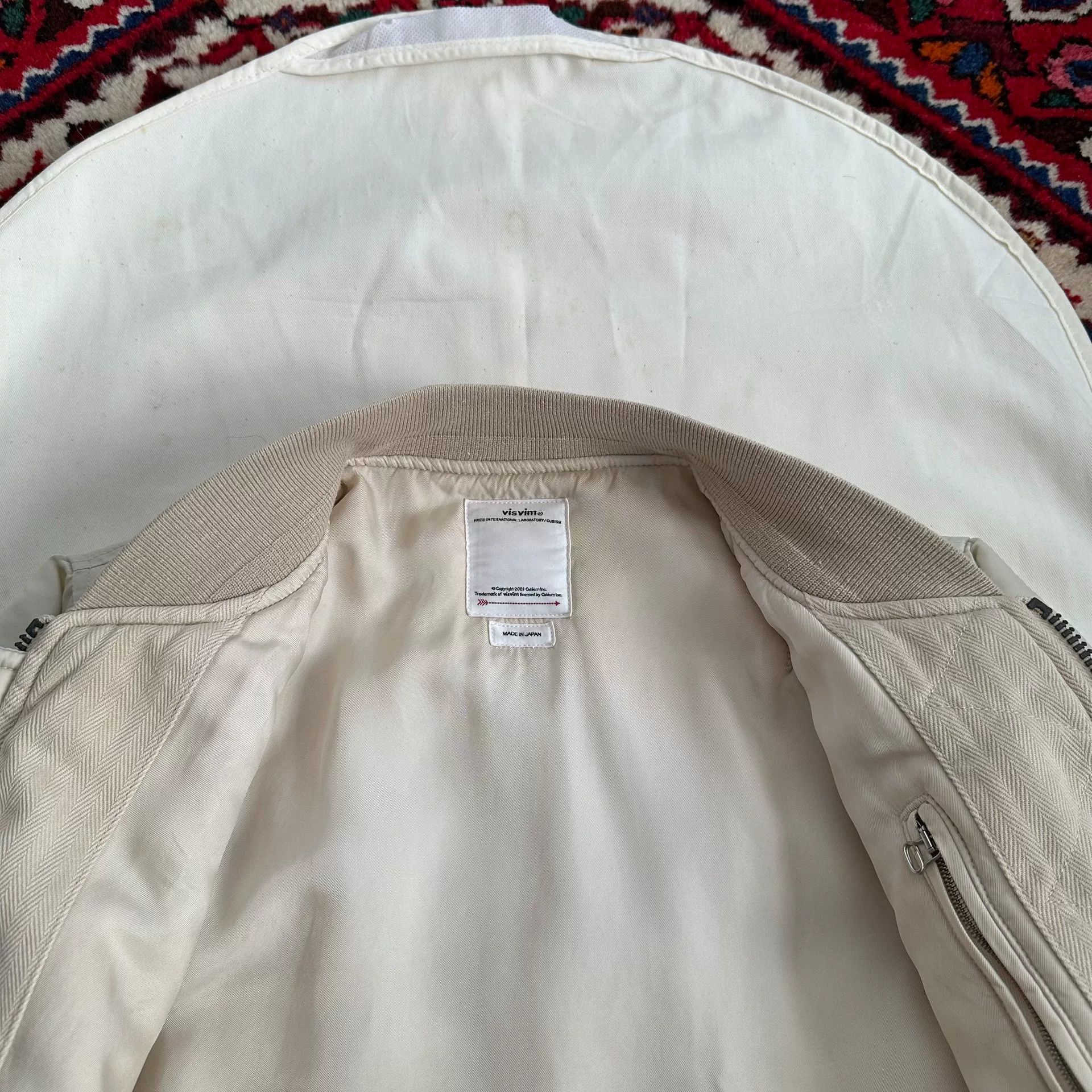 Visvim visvim thorson ma1 jacket in beige Size US S / EU 44-46 / 1 - 6 Thumbnail