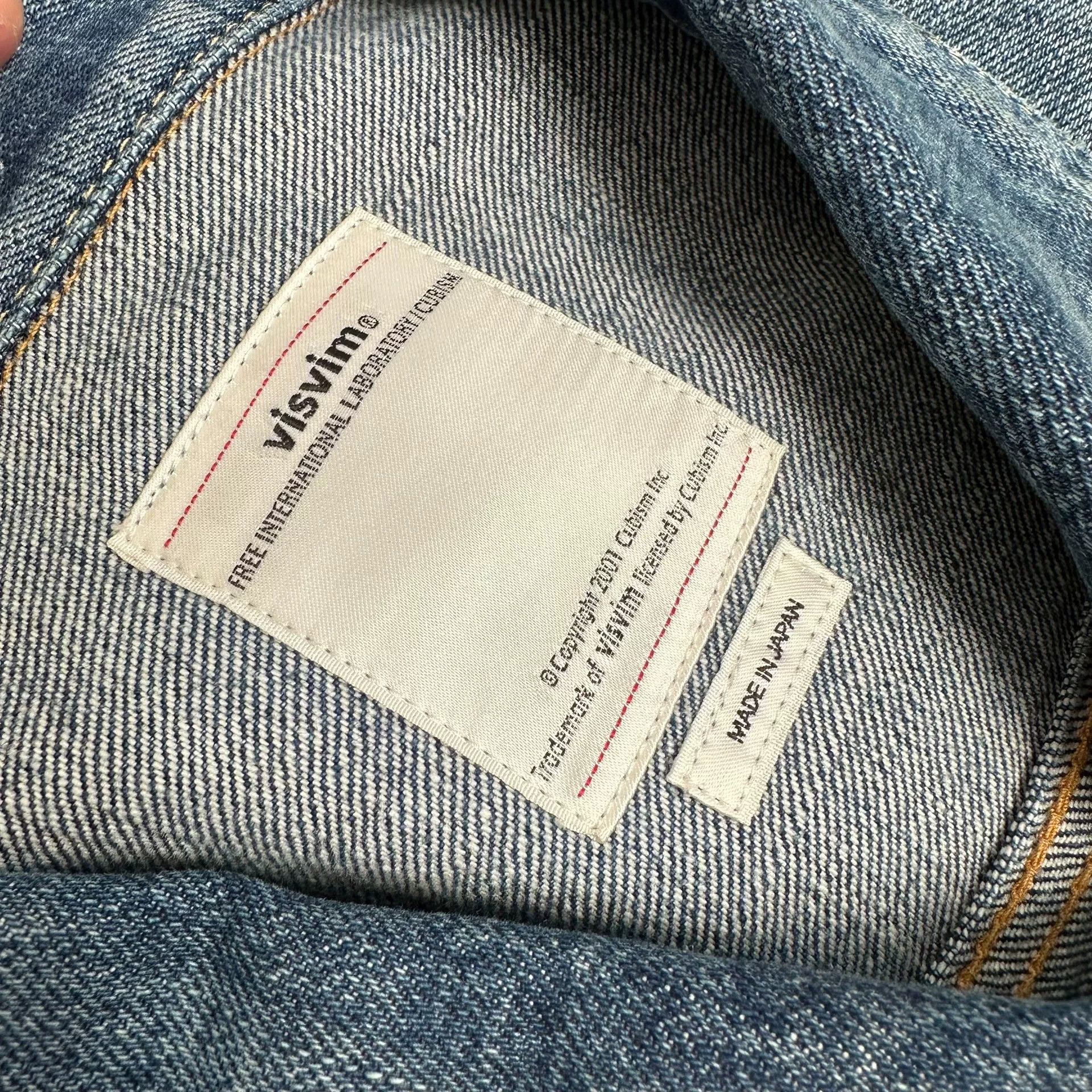 Visvim visvim denim jacket in perfect condition Size US S / EU 44-46 / 1 - 8 Thumbnail