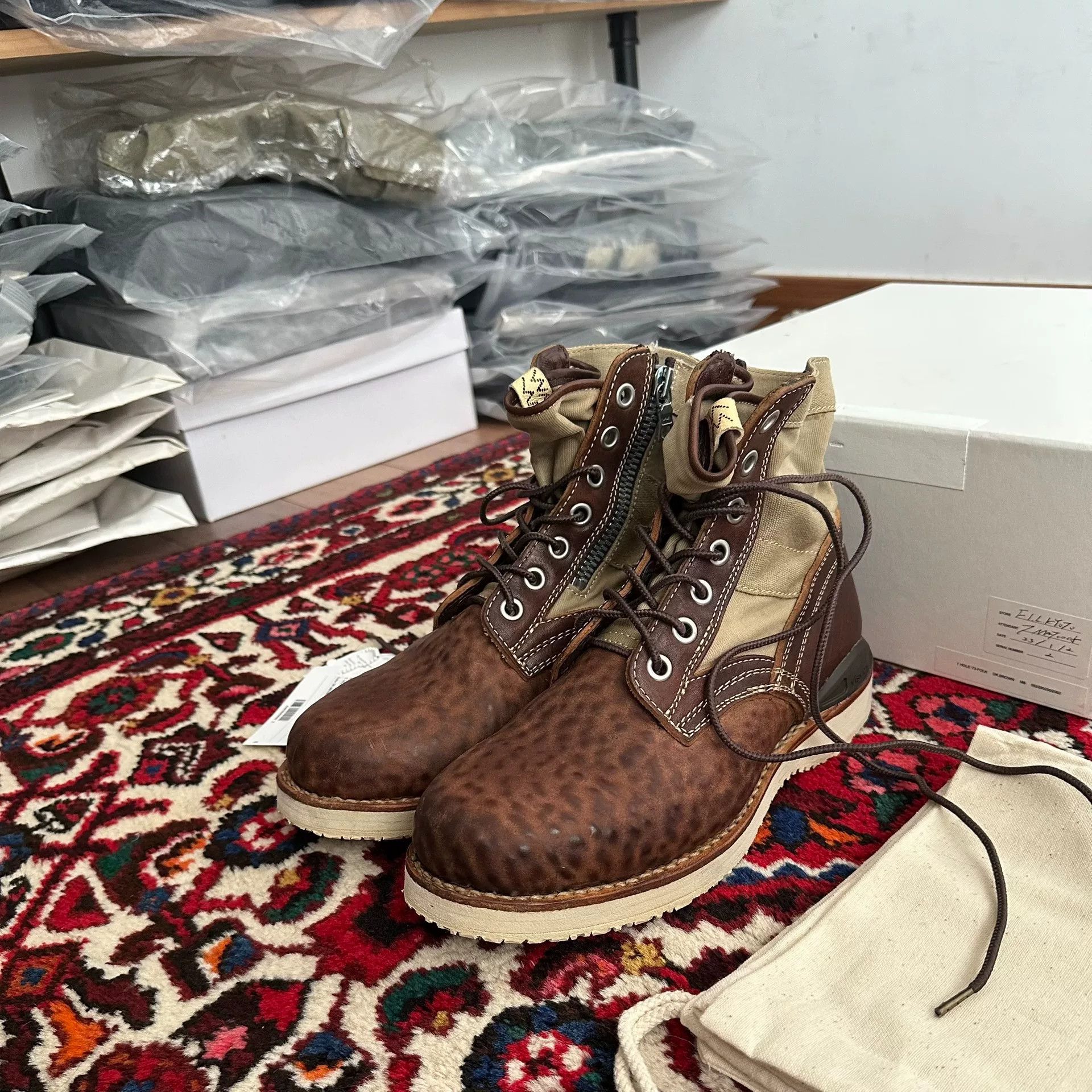 Visvim visvim 22aw unique leather boots size 8 Size US 8 / EU 41 - 2 Thumbnail