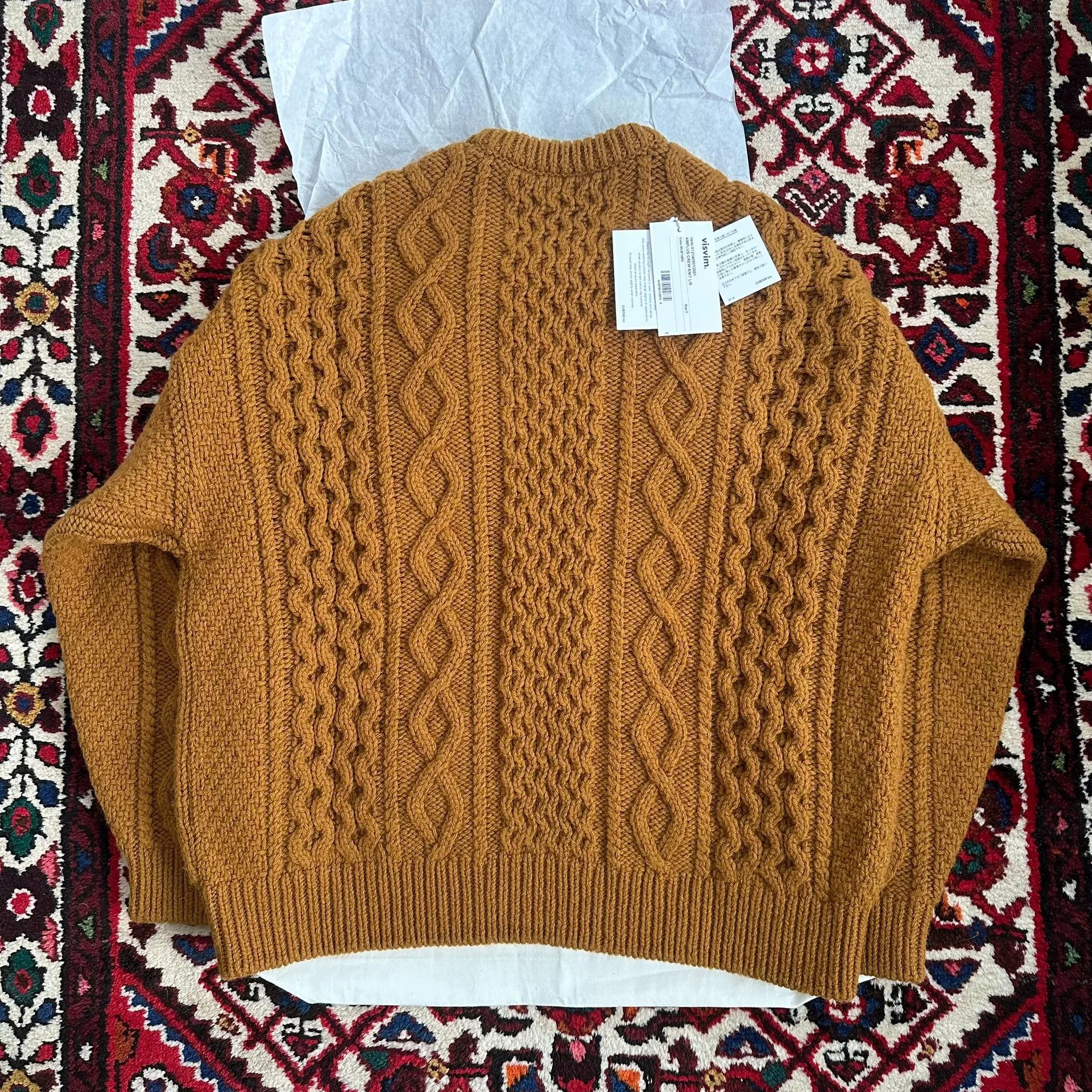 Visvim visvim amplus crew knit sweater for sale Size US L / EU 52-54 / 3 - 3 Thumbnail
