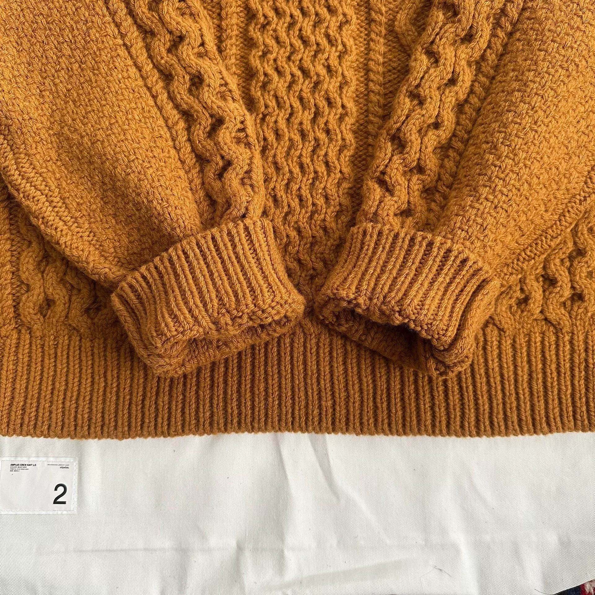 Visvim visvim amplus crew knit sweater for sale Size US L / EU 52-54 / 3 - 6 Thumbnail