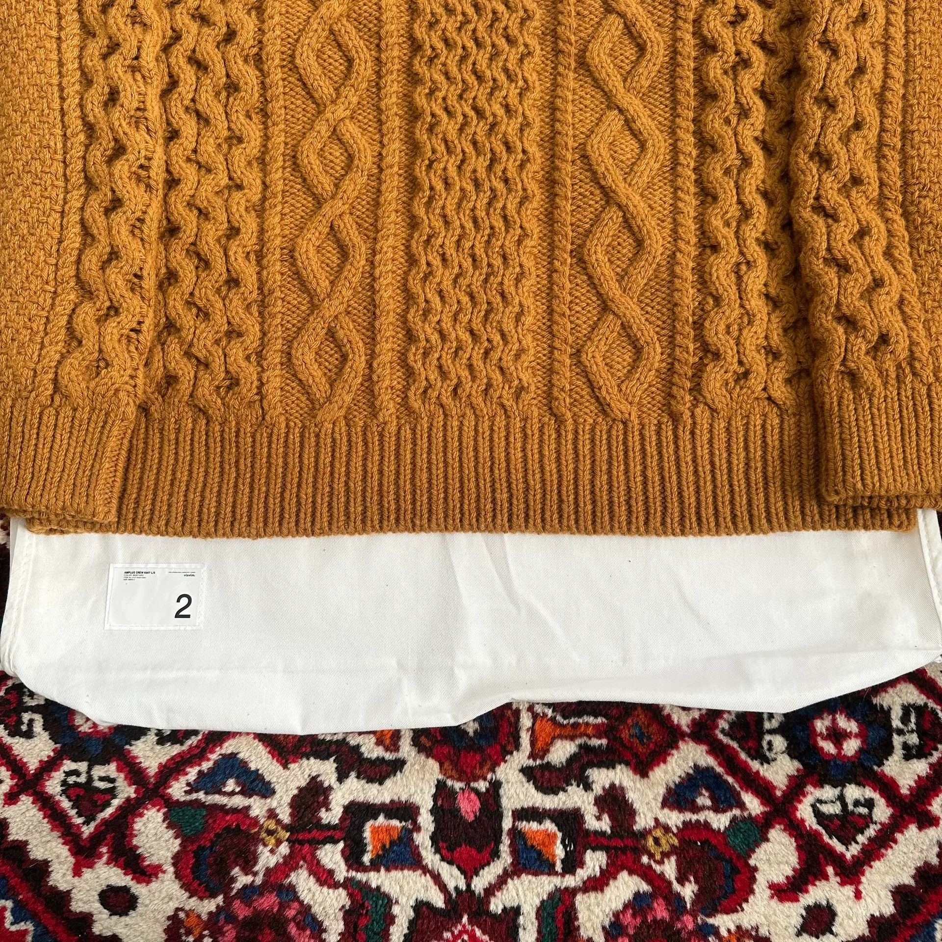 Visvim visvim amplus crew knit sweater for sale Size US L / EU 52-54 / 3 - 5 Thumbnail