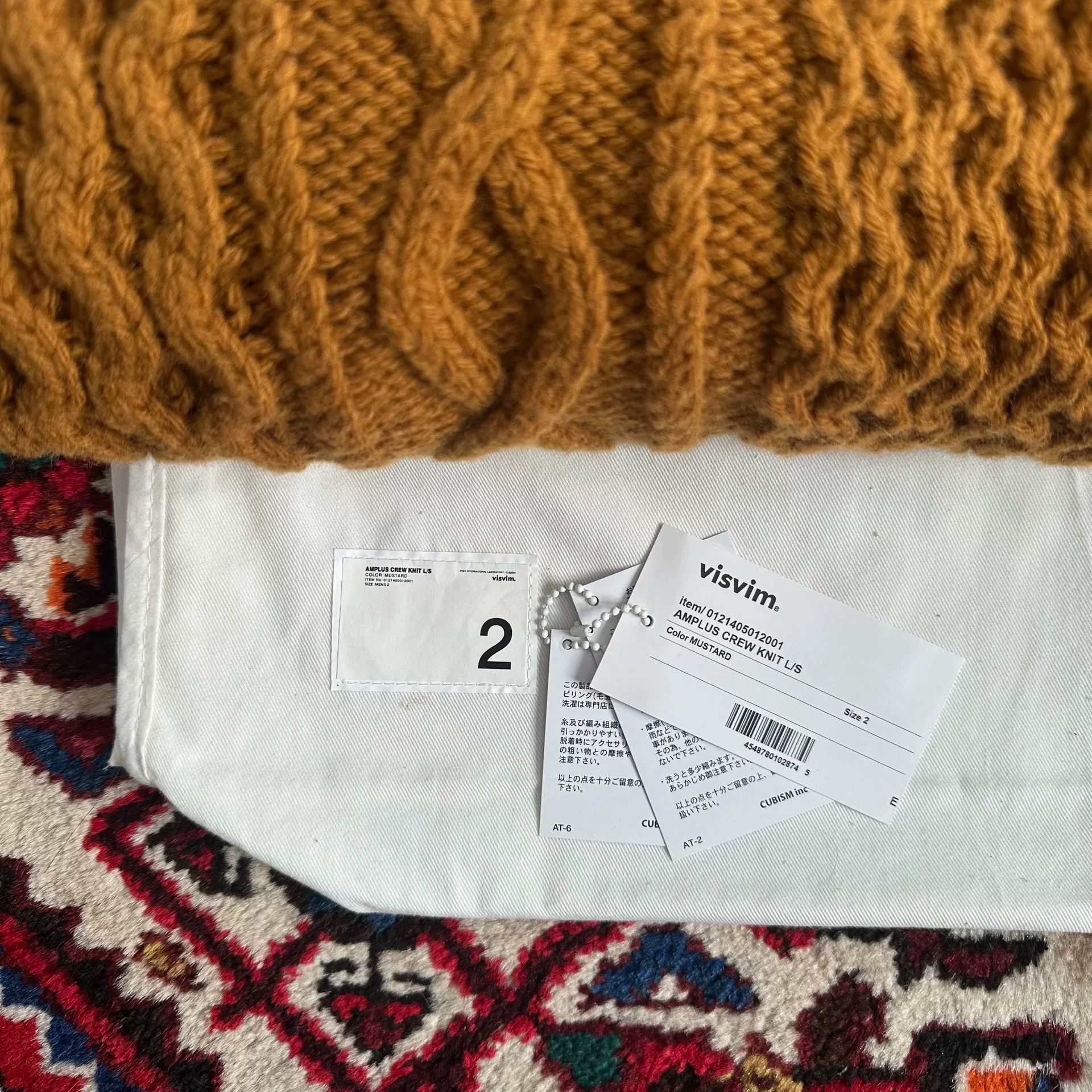 Visvim visvim amplus crew knit sweater for sale Size US L / EU 52-54 / 3 - 8 Thumbnail
