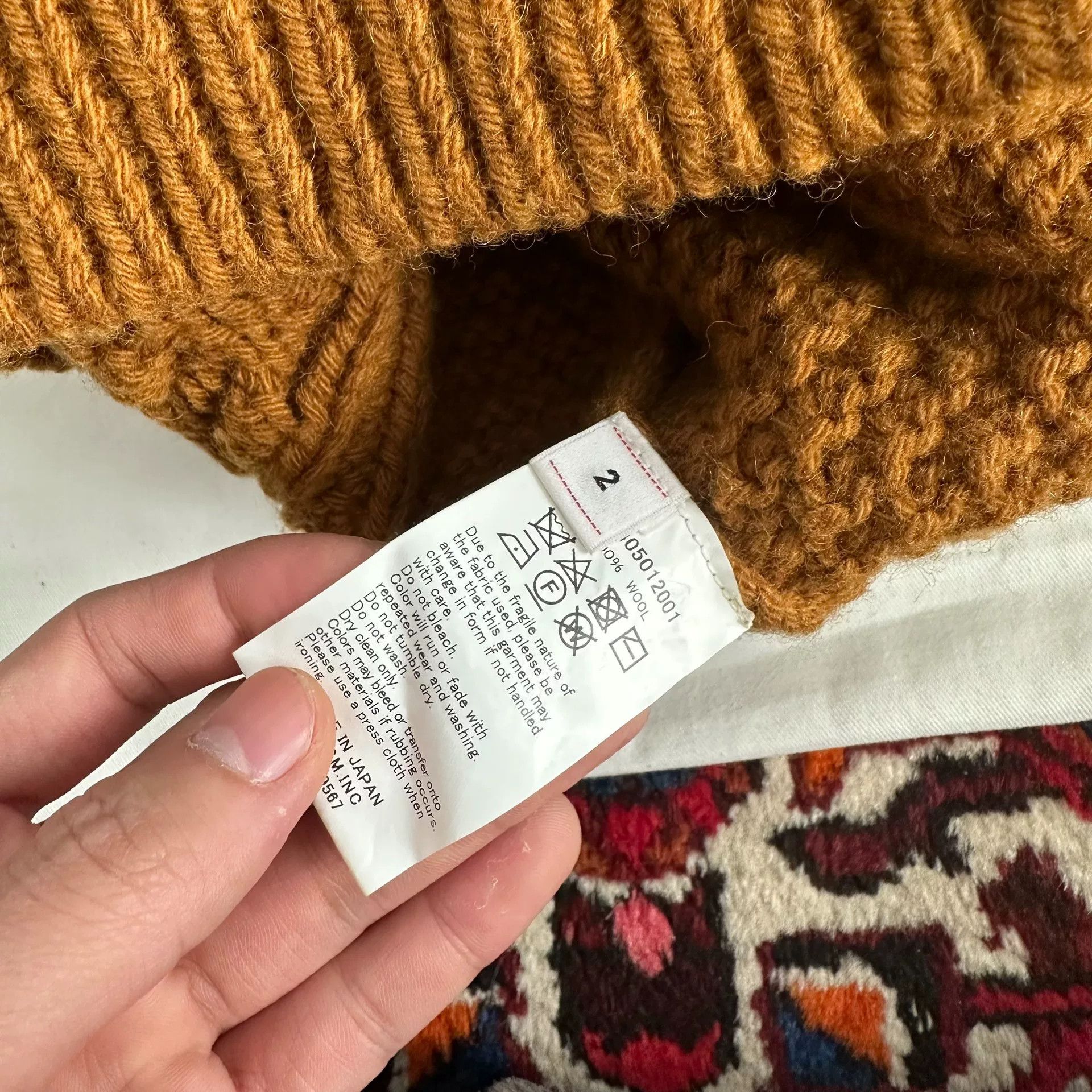Visvim visvim amplus crew knit sweater for sale Size US L / EU 52-54 / 3 - 7 Thumbnail