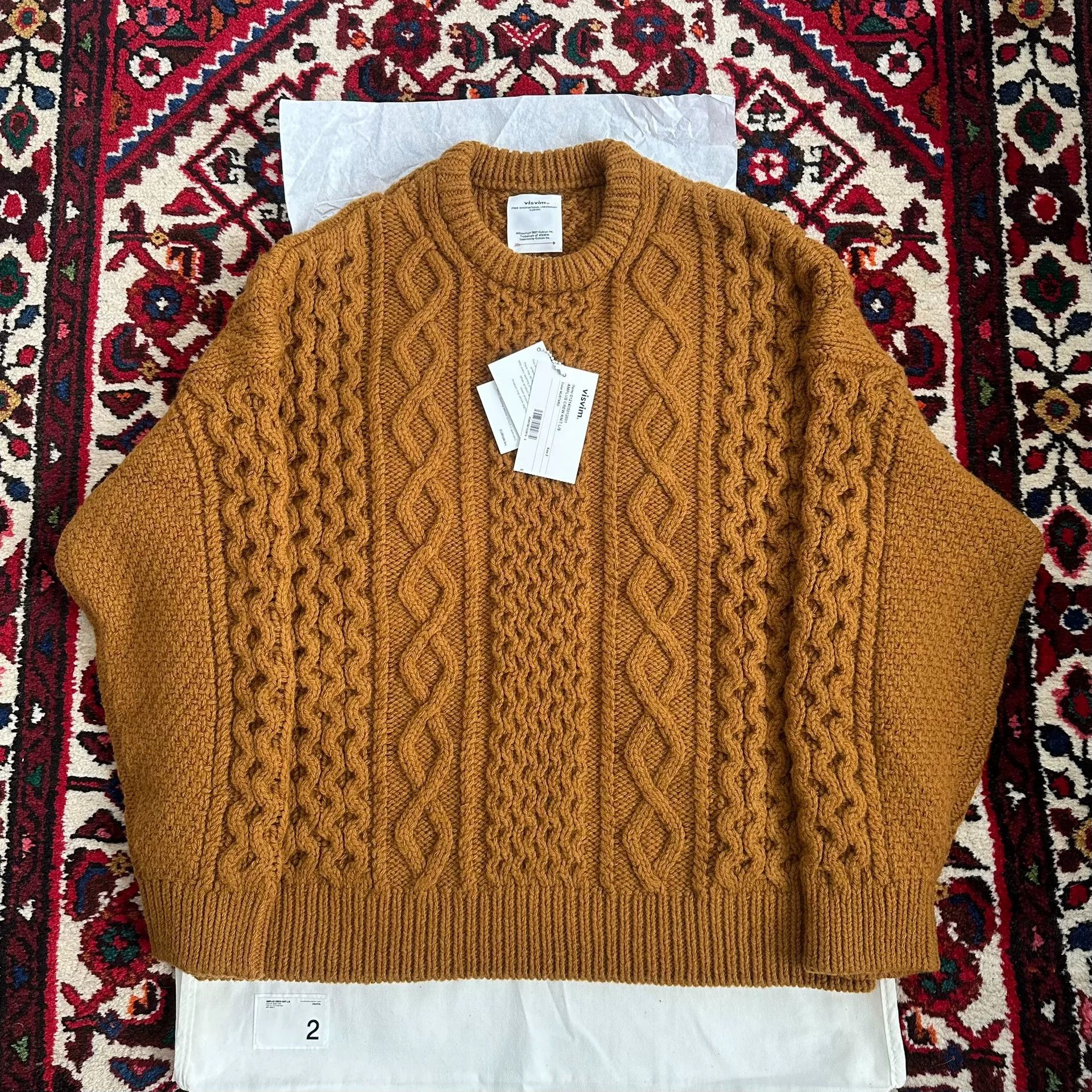 Visvim visvim amplus crew knit sweater for sale Size US L / EU 52-54 / 3 - 2 Thumbnail