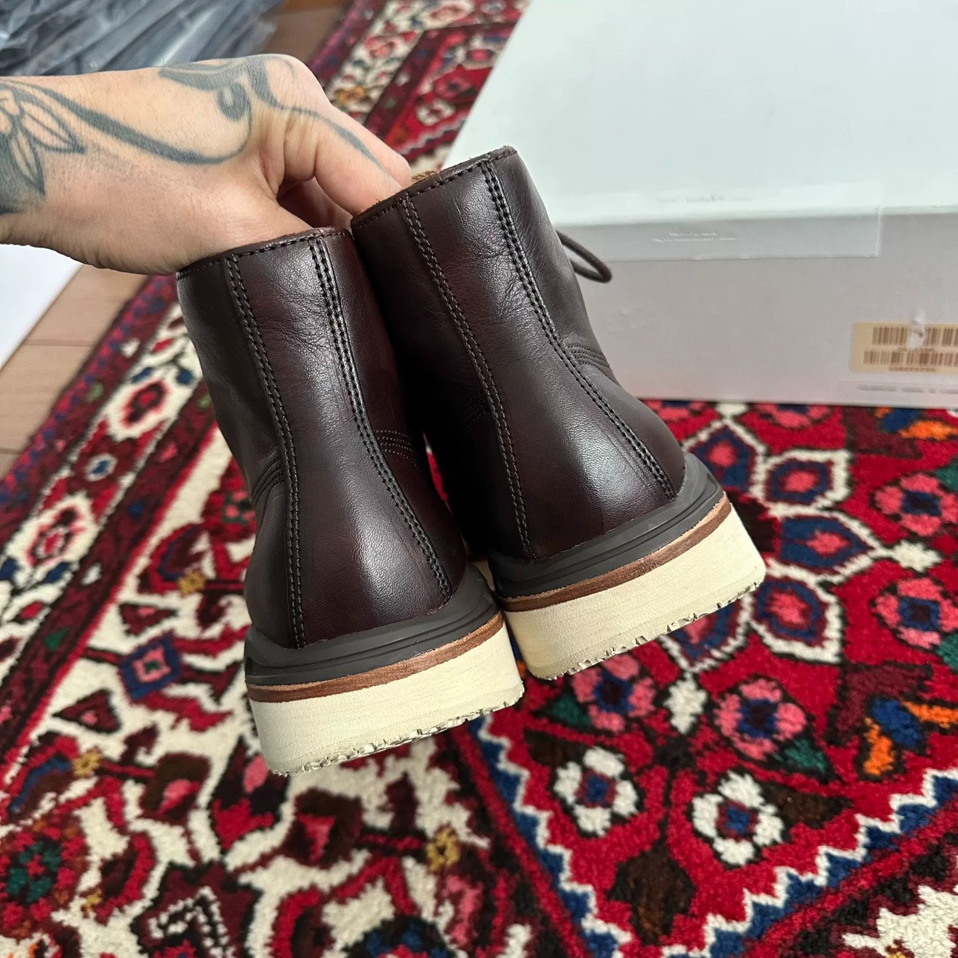 Visvim visvim virgil boots in dark brown Size US 9 / EU 42 - 7 Thumbnail