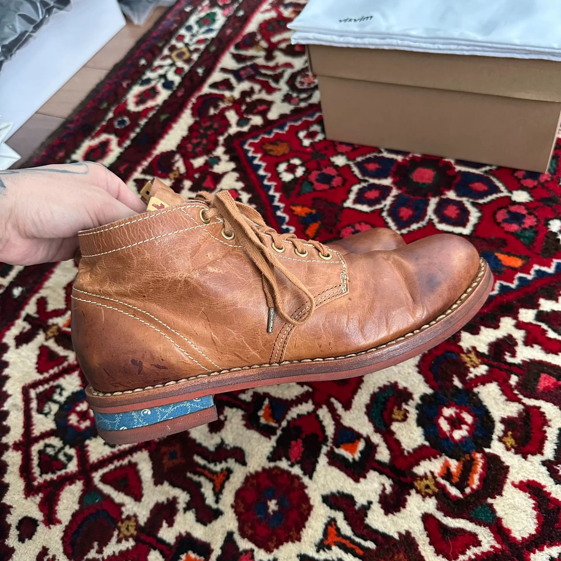 Visvim visvim brigadier boots in mid brown Size US 10 / EU 43 - 3 Thumbnail