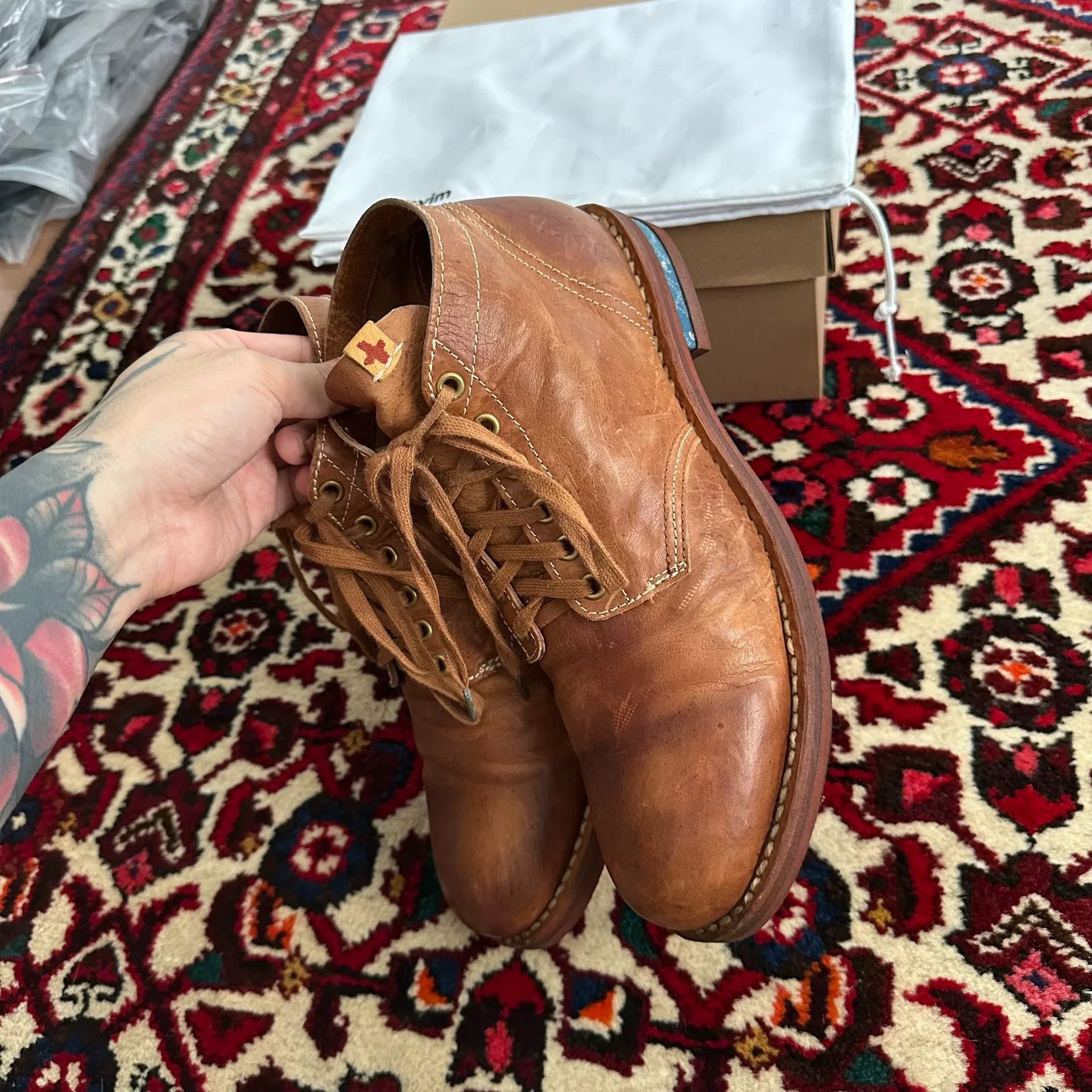 Visvim visvim brigadier boots in mid brown Size US 10 / EU 43 - 7 Thumbnail