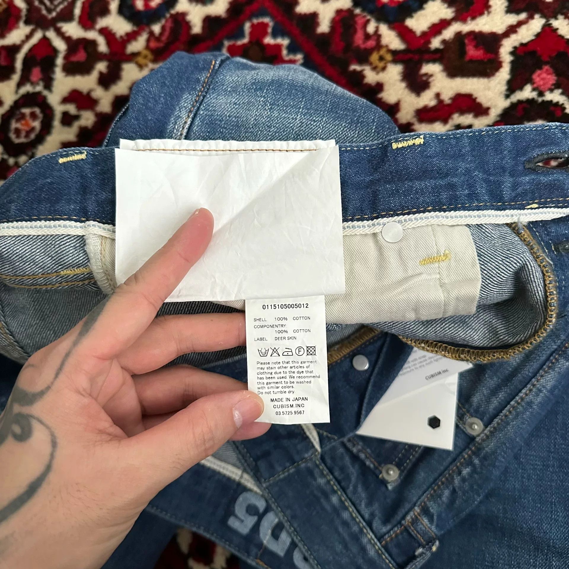 Visvim visvim wide wash denim pants w36l30 Size US 36 / EU 52 - 8 Thumbnail