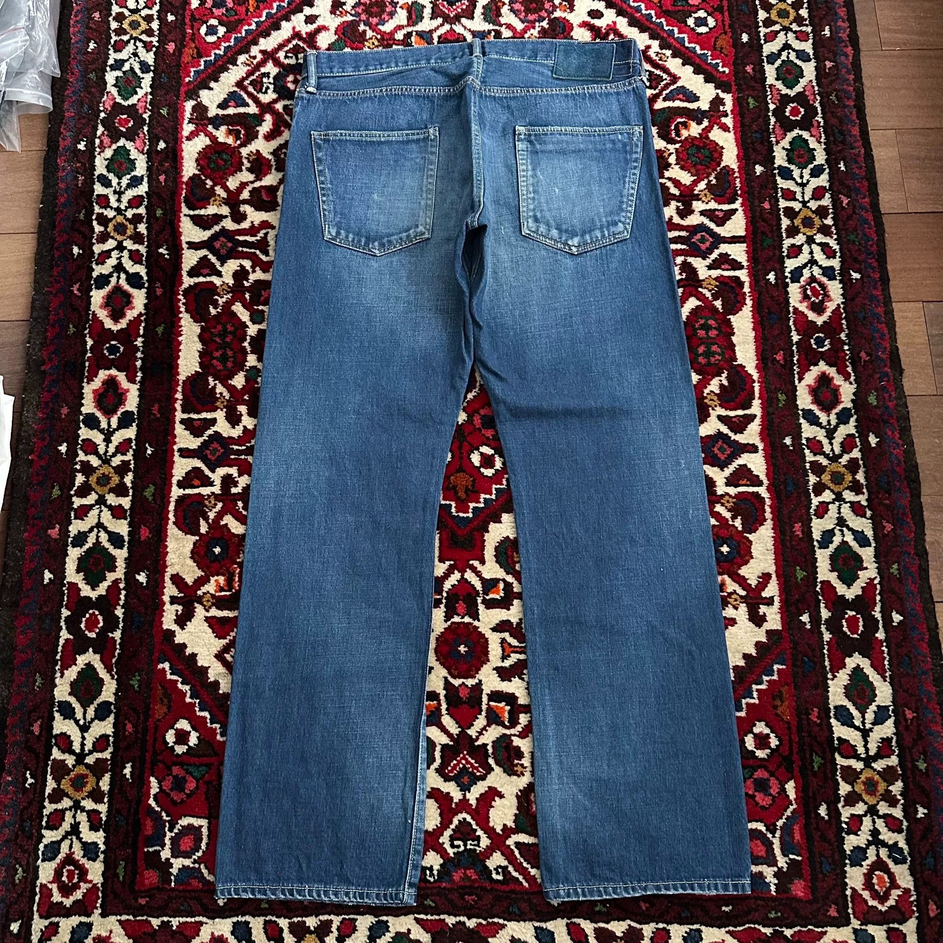 Visvim visvim wide wash denim pants w36l30 Size US 36 / EU 52 - 4 Thumbnail