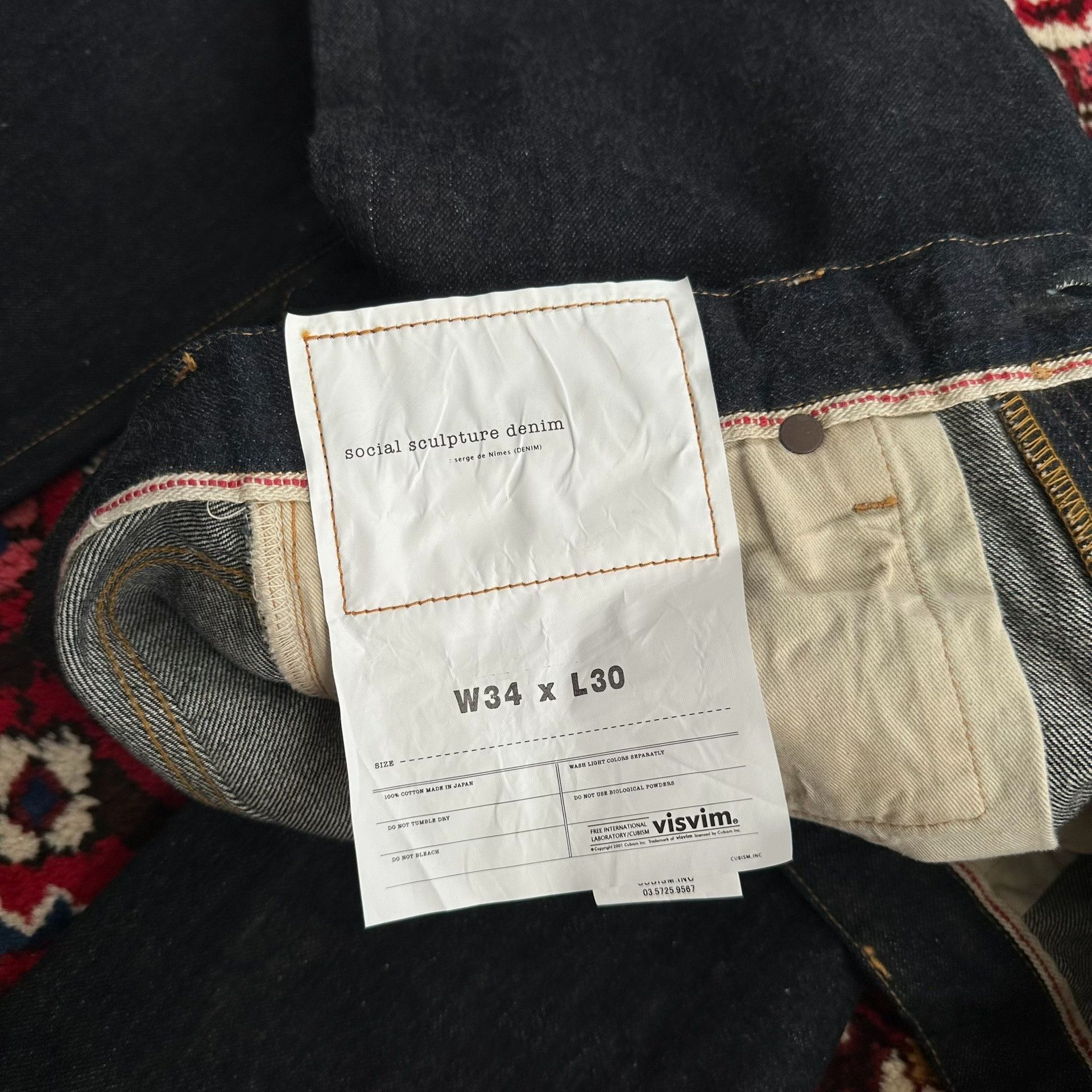 Visvim visvim mud-dyed denim pants w34l30 Size US 34 / EU 50 - 7 Thumbnail