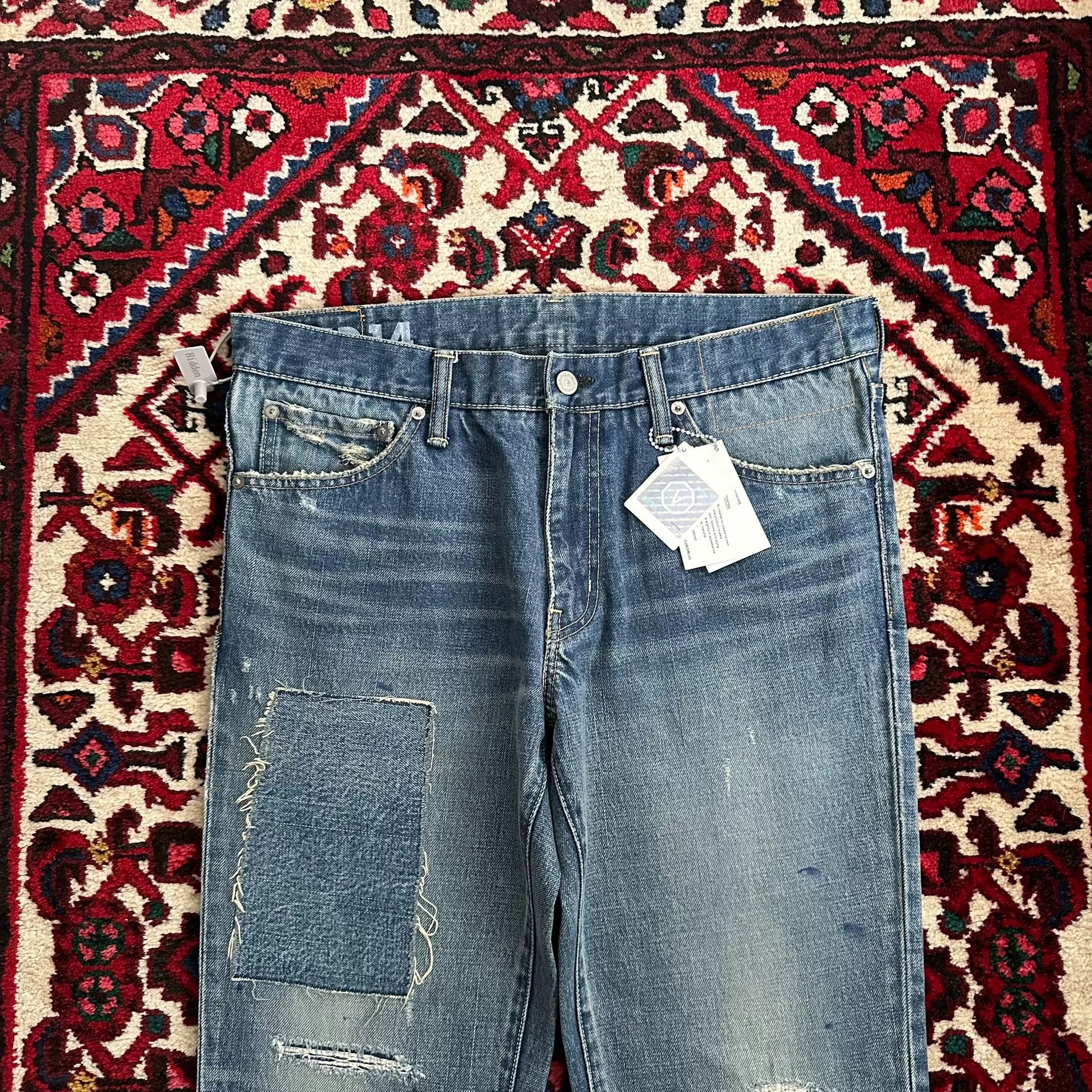 Visvim visvim mud-dyed wide-leg jeans Size US 34 / EU 50 - 3 Thumbnail