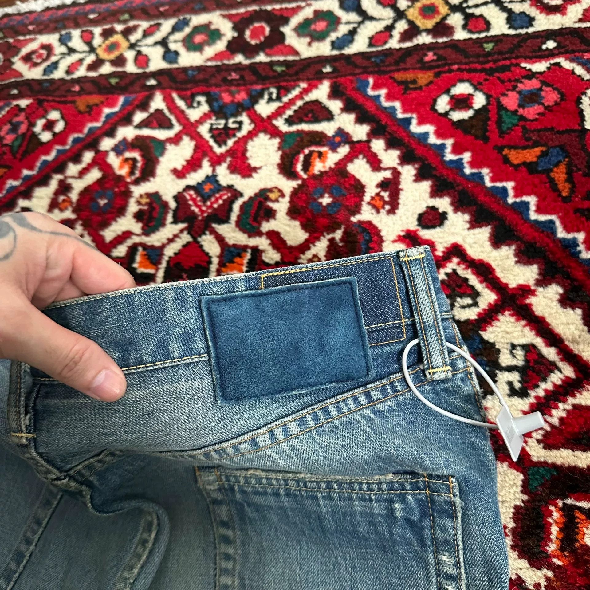 Visvim visvim mud-dyed wide-leg jeans Size US 34 / EU 50 - 6 Thumbnail