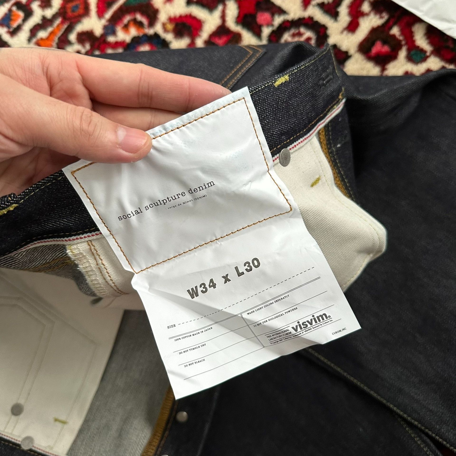 Visvim visvim wide denim pants w34l30 Size US 34 / EU 50 - 5 Thumbnail