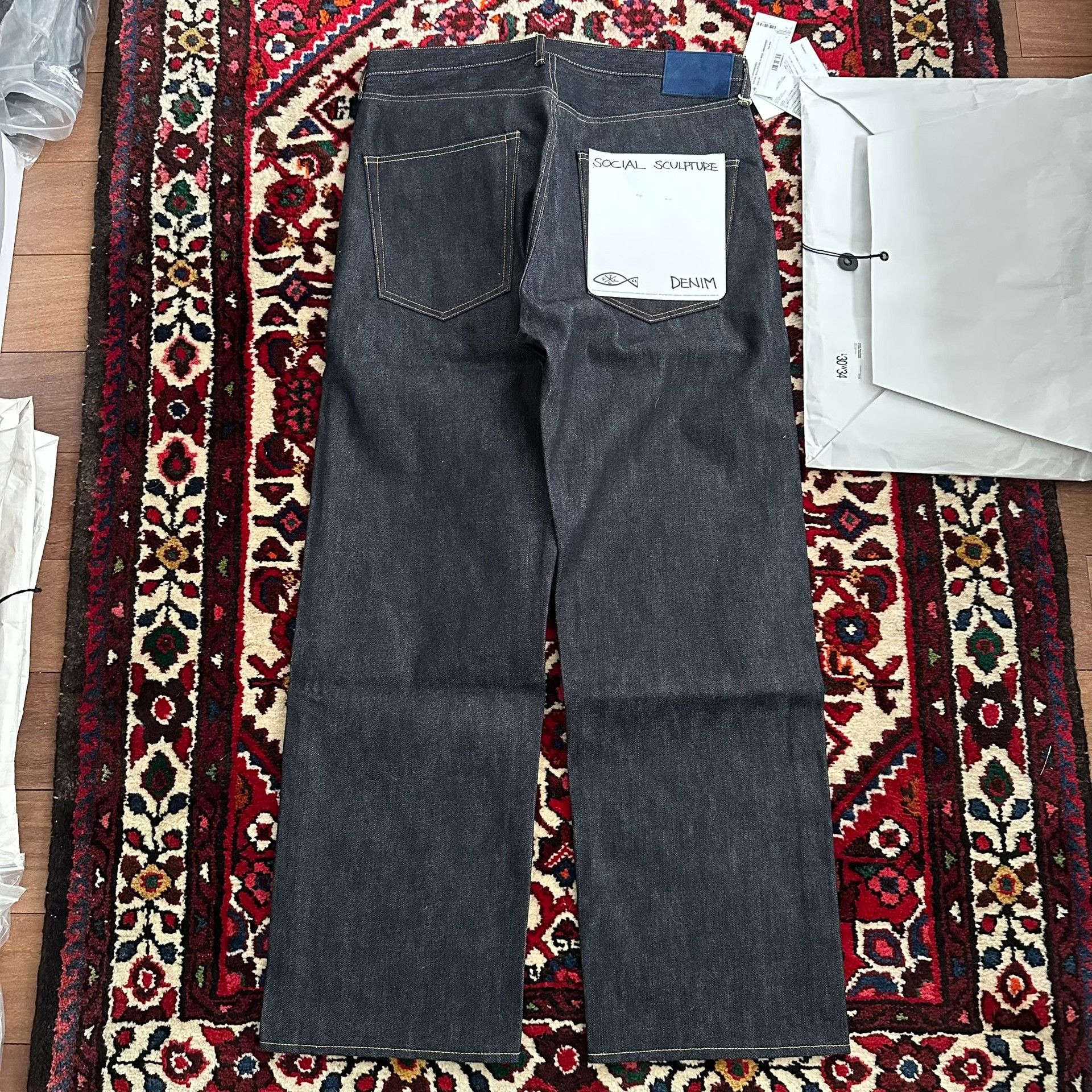 Visvim visvim wide denim pants w34l30 Size US 34 / EU 50 - 2 Thumbnail