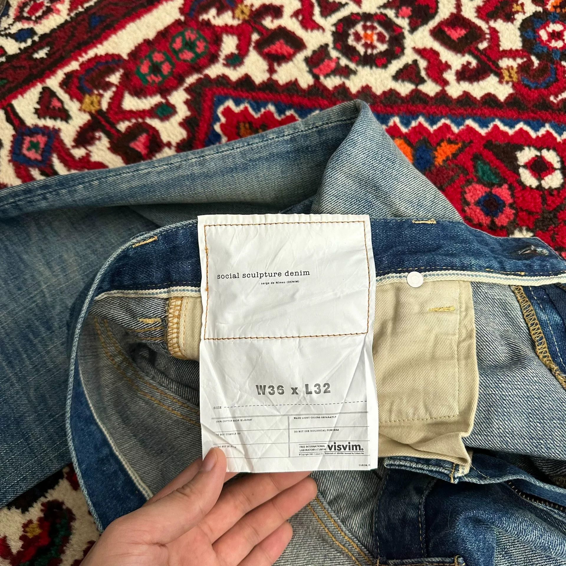 Visvim visvim 13ss 04D10 denim jeans w36l32 Size US 36 / EU 52 - 8 Thumbnail