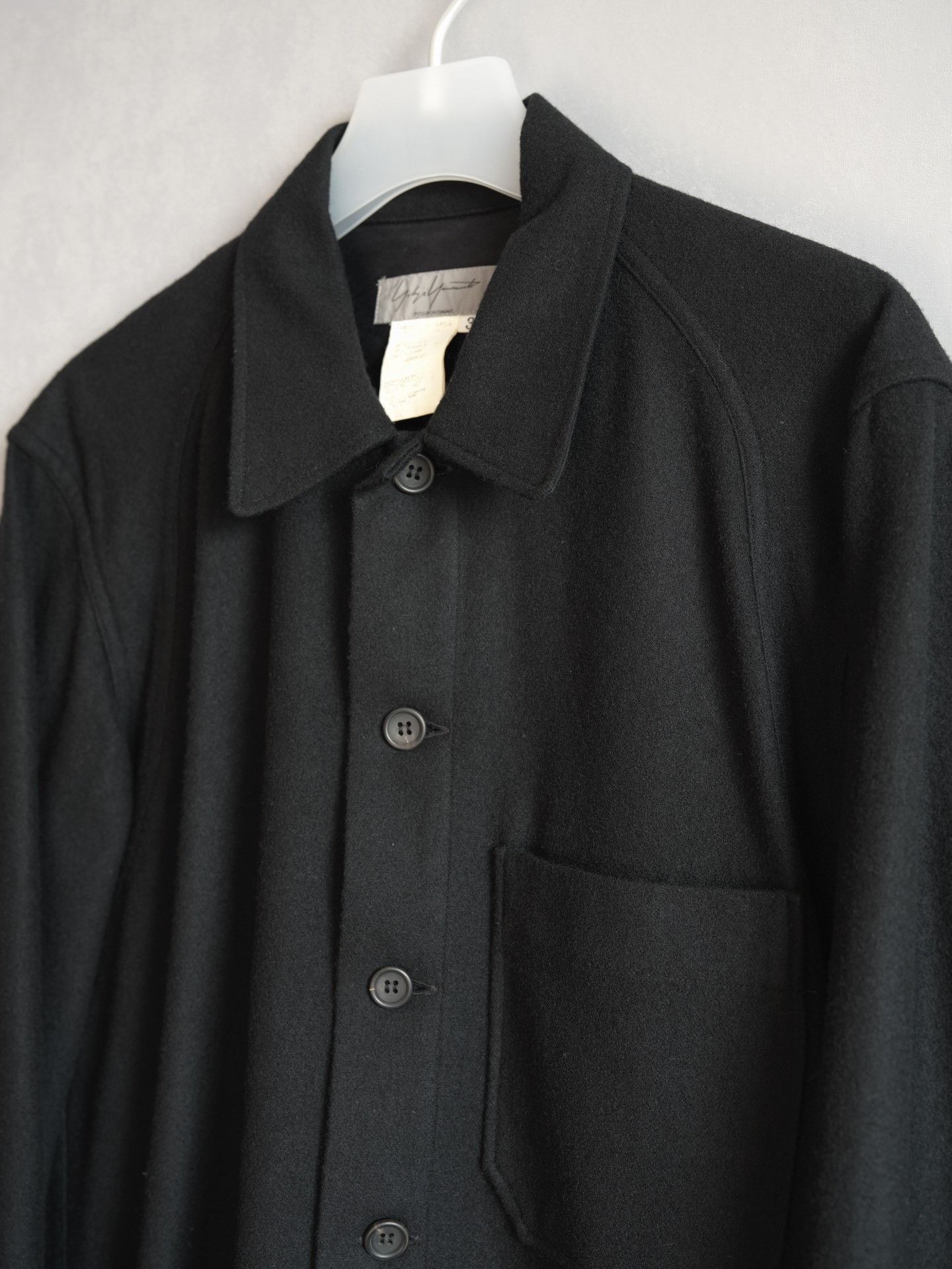 Yohji Yamamoto Yohji Yamamoto Zip-up Shirt with Unique Cut Size US M / EU 48-50 / 2 - 2 Thumbnail