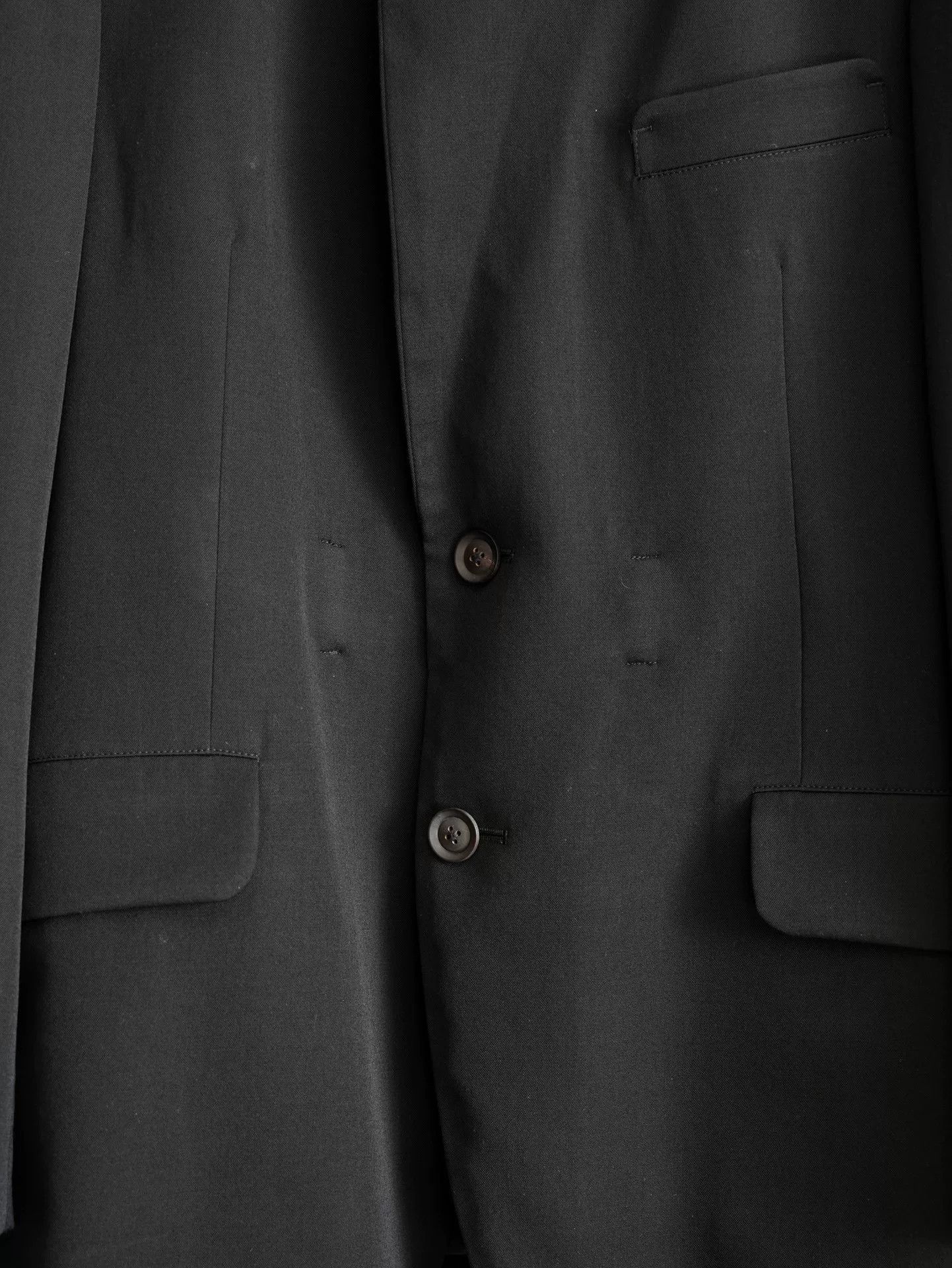 Yohji Yamamoto yohji yamamoto black lace-up jacket Size US S / EU 44-46 / 1 - 5 Thumbnail