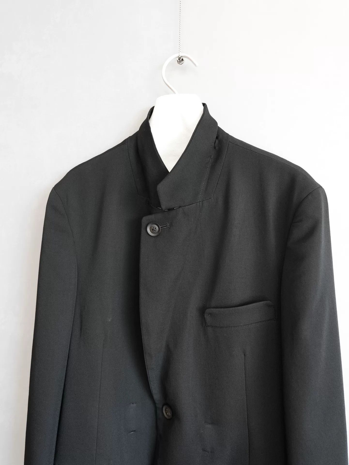 Yohji Yamamoto yohji yamamoto black lace-up jacket Size US S / EU 44-46 / 1 - 4 Thumbnail
