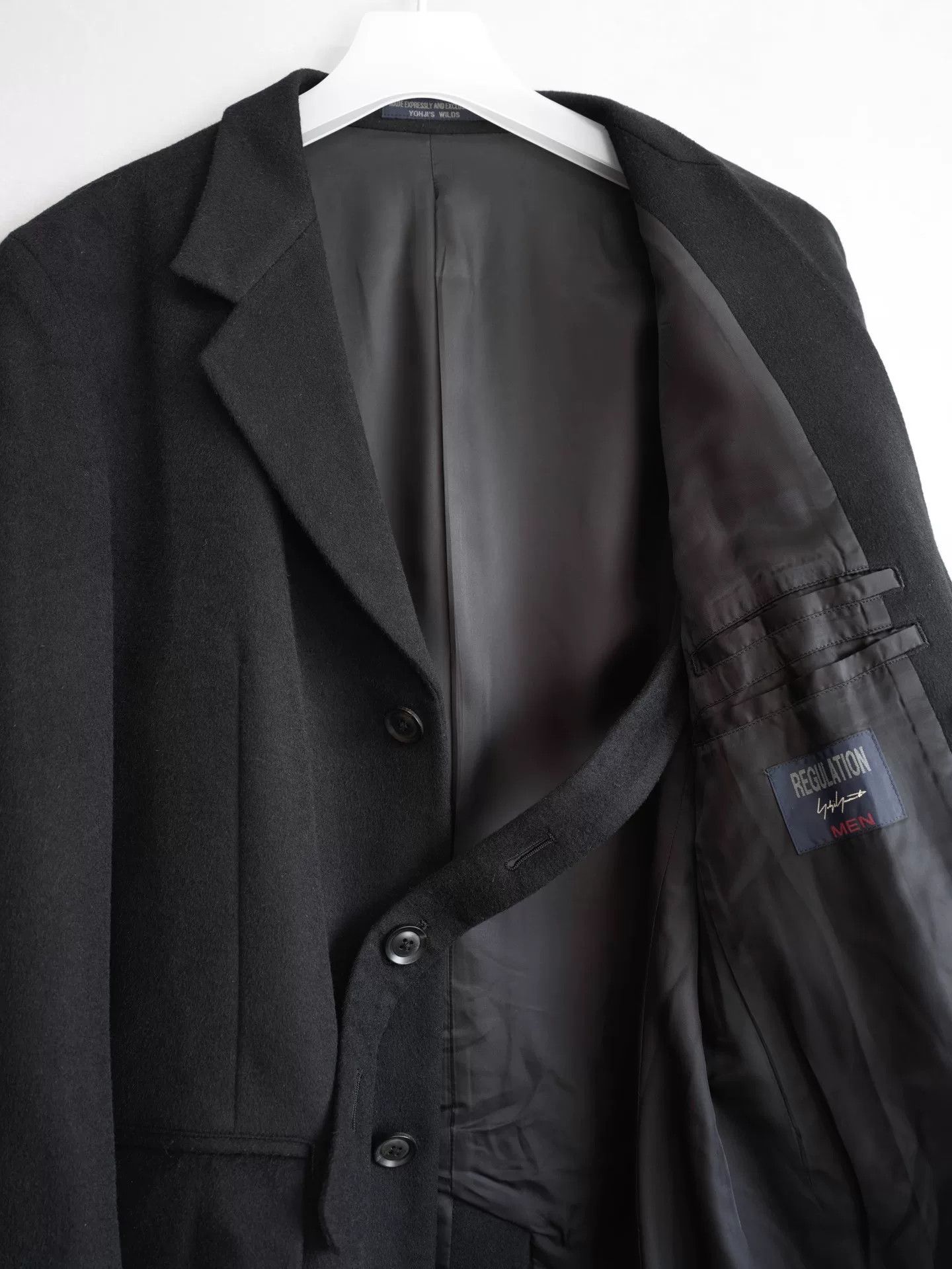 Yohji Yamamoto yohji yamamoto wool coat with notch collar Size US S / EU 44-46 / 1 - 6 Thumbnail