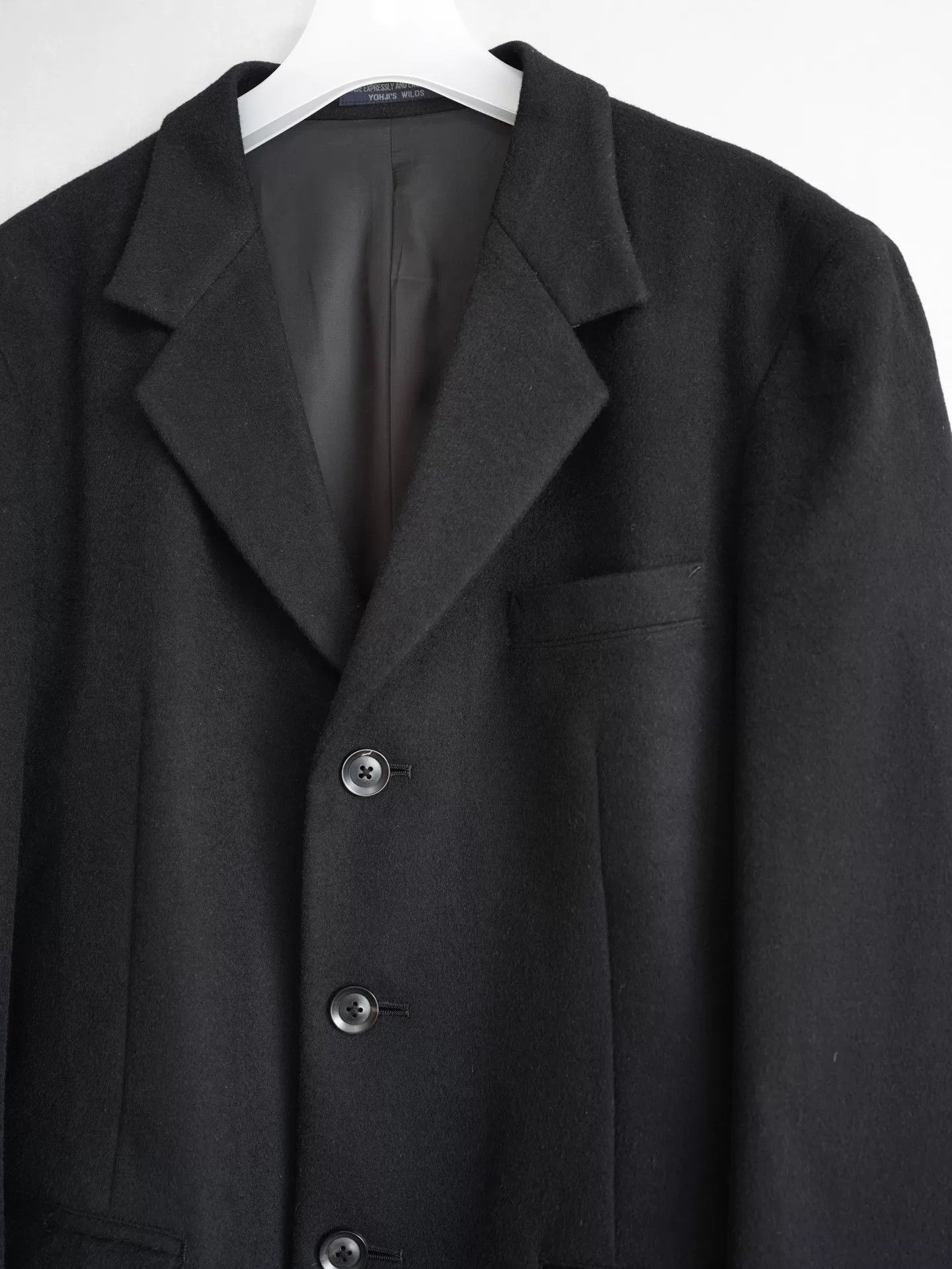 Yohji Yamamoto yohji yamamoto wool coat with notch collar Size US S / EU 44-46 / 1 - 5 Thumbnail