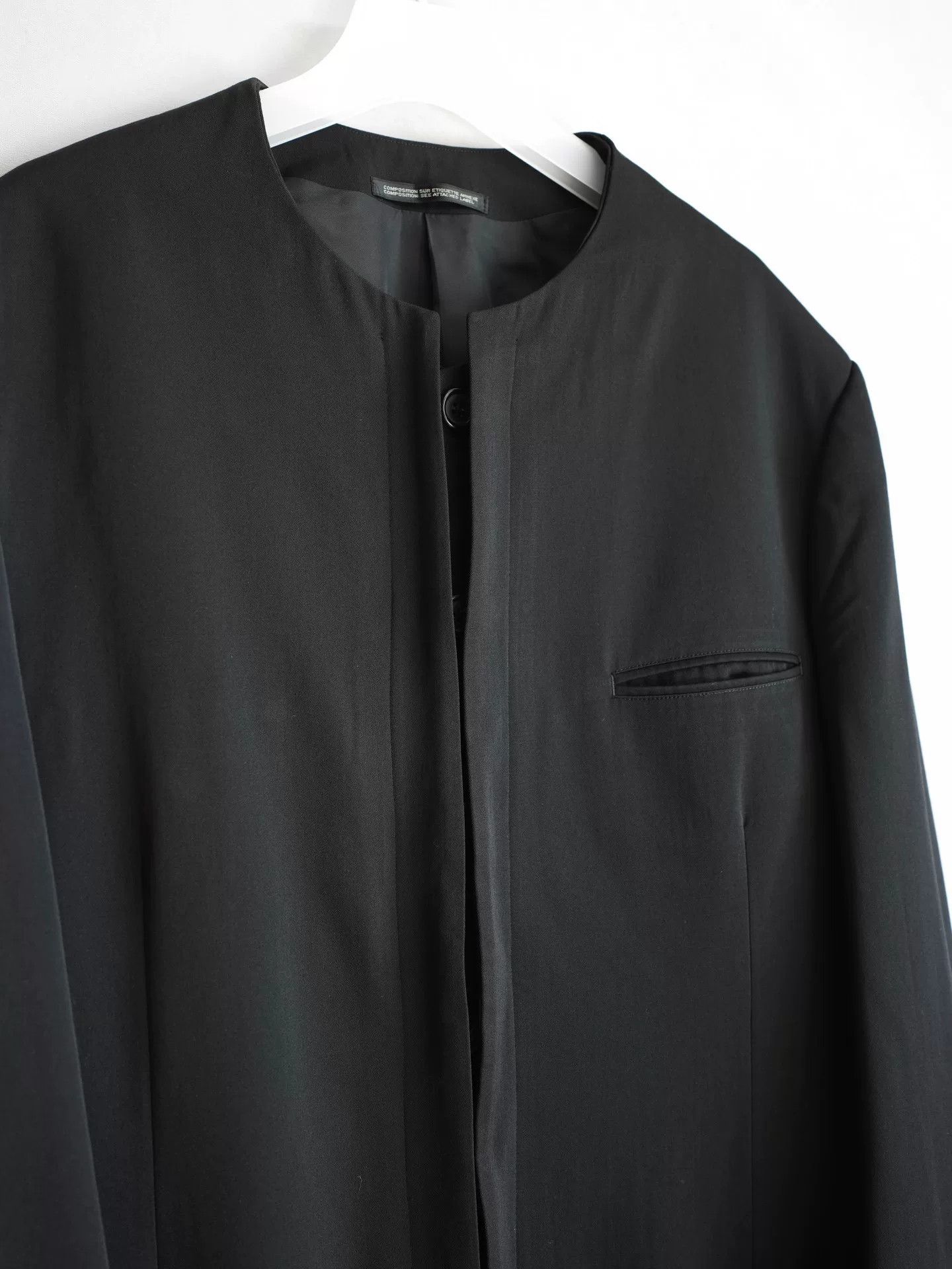 Yohji Yamamoto yohji yamamoto black double-layered coat Size US S / EU 44-46 / 1 - 4 Thumbnail