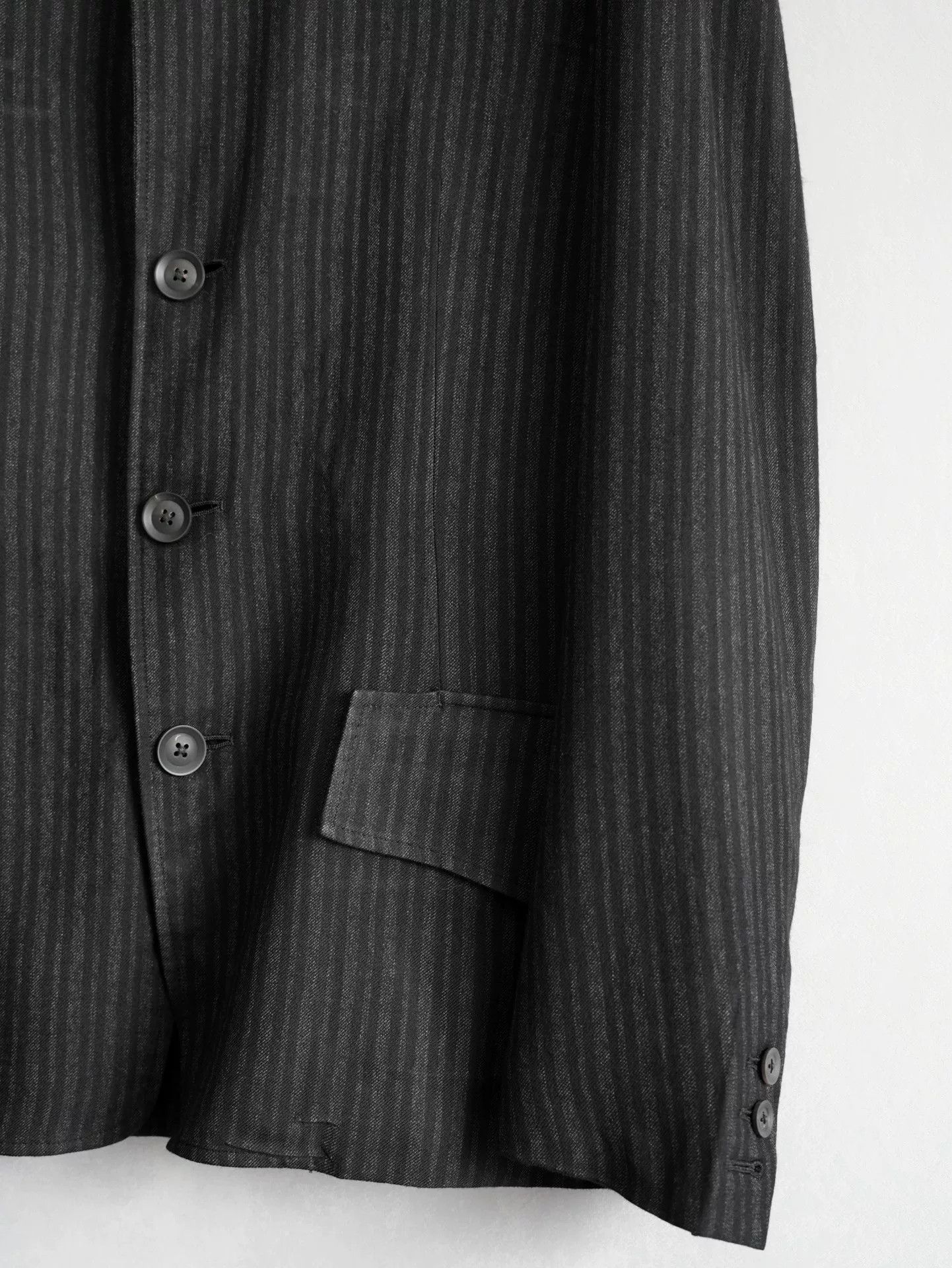 Yohji Yamamoto yohji yamamoto striped rayon jacket Size US M / EU 48-50 / 2 - 6 Thumbnail