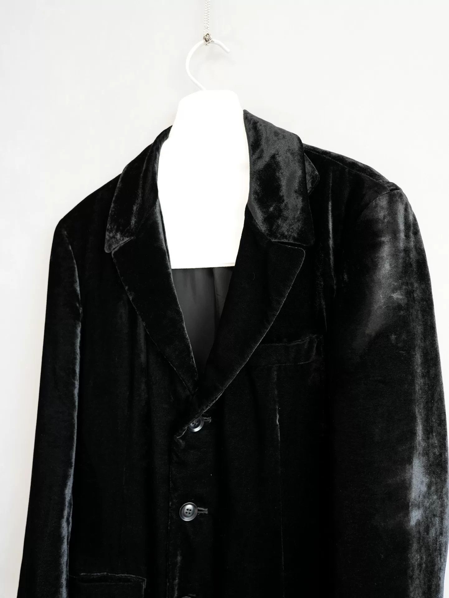 Yohji Yamamoto yohji yamamoto black velvet dr.jkt coat Size US L / EU 52-54 / 3 - 4 Thumbnail