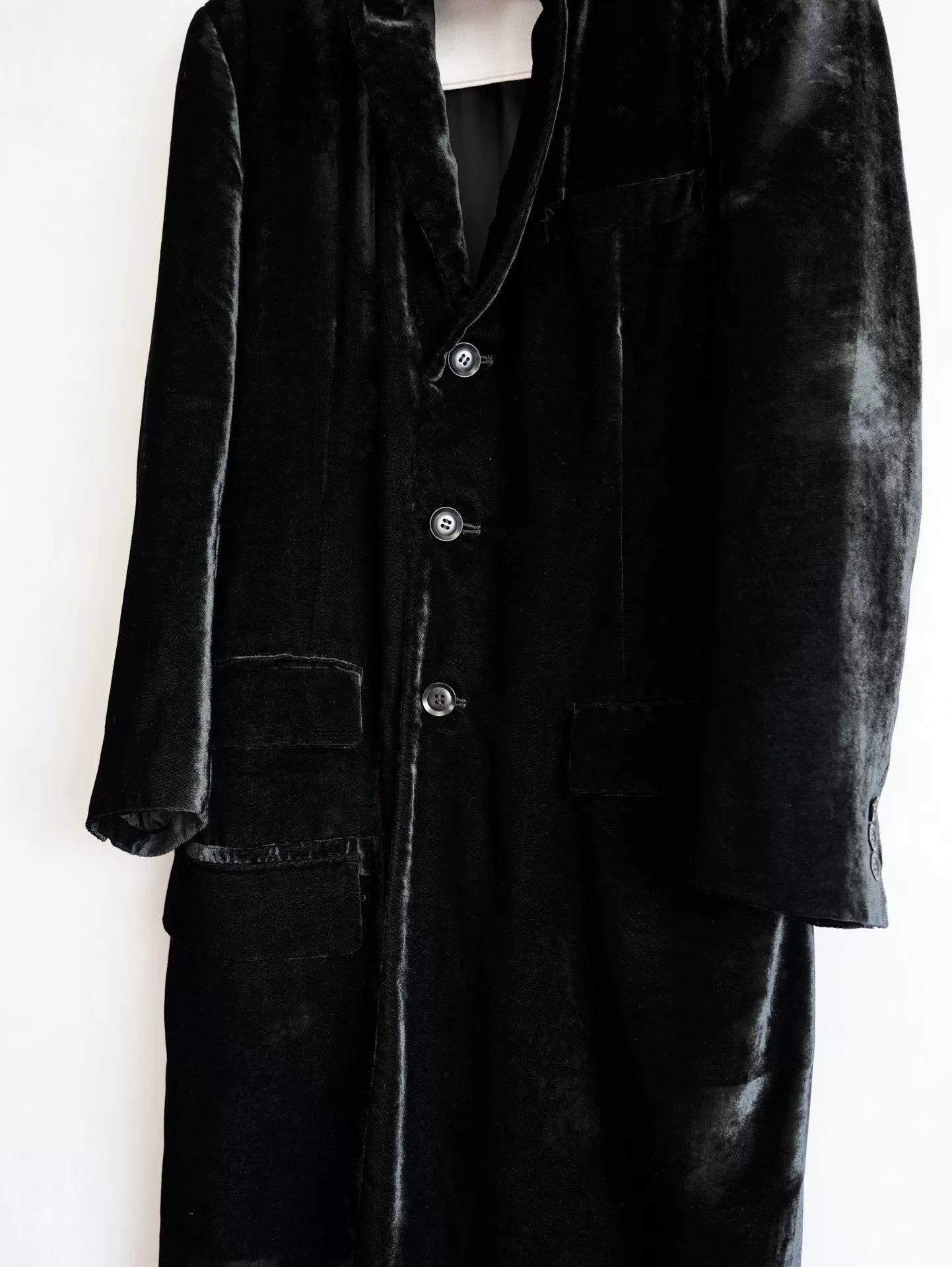 Yohji Yamamoto yohji yamamoto black velvet dr.jkt coat Size US L / EU 52-54 / 3 - 6 Thumbnail